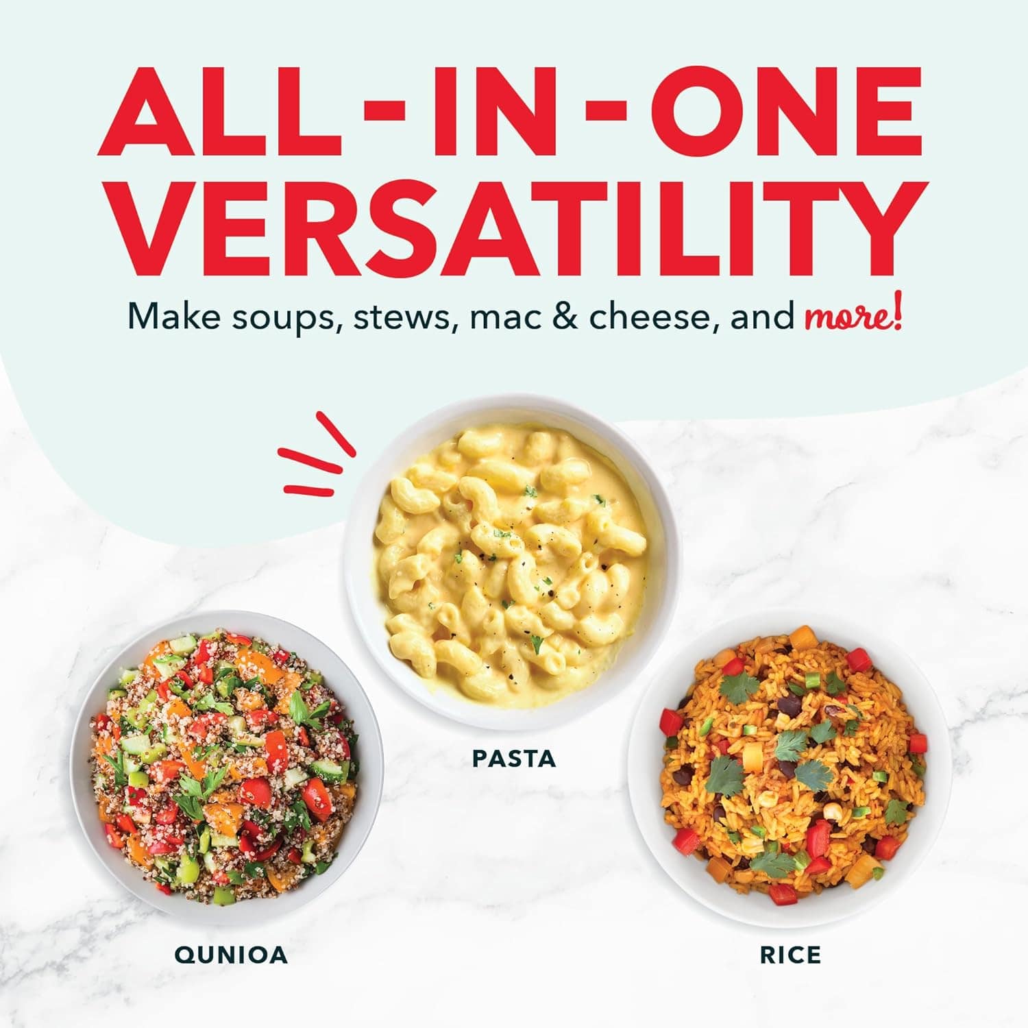 DASH Mini fogão a vapor de arroz com panela removível antiad... - Image 4