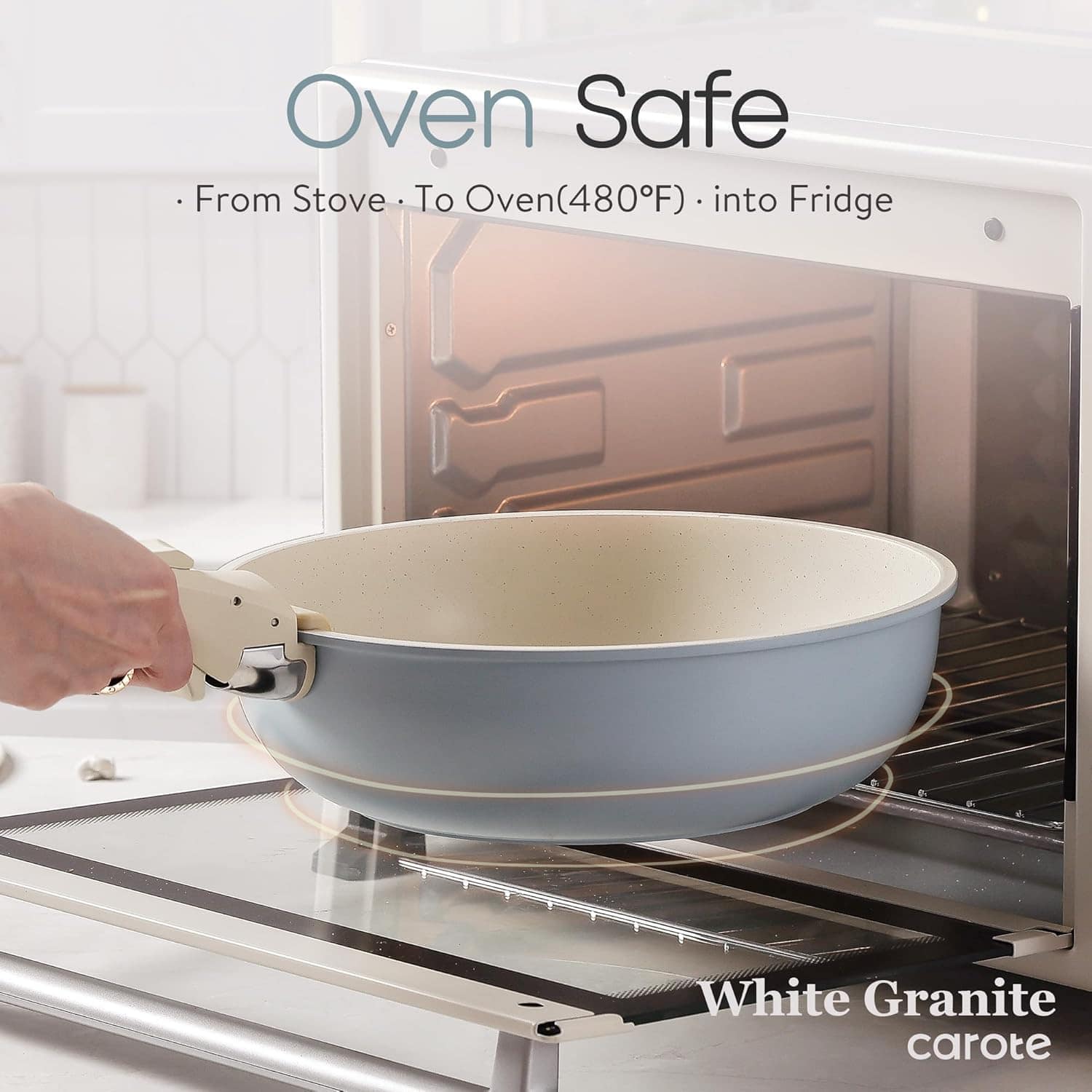 CAROTE Conjunto de Panelas e Frigideiras de 11 Unidades, Con... - Image 5