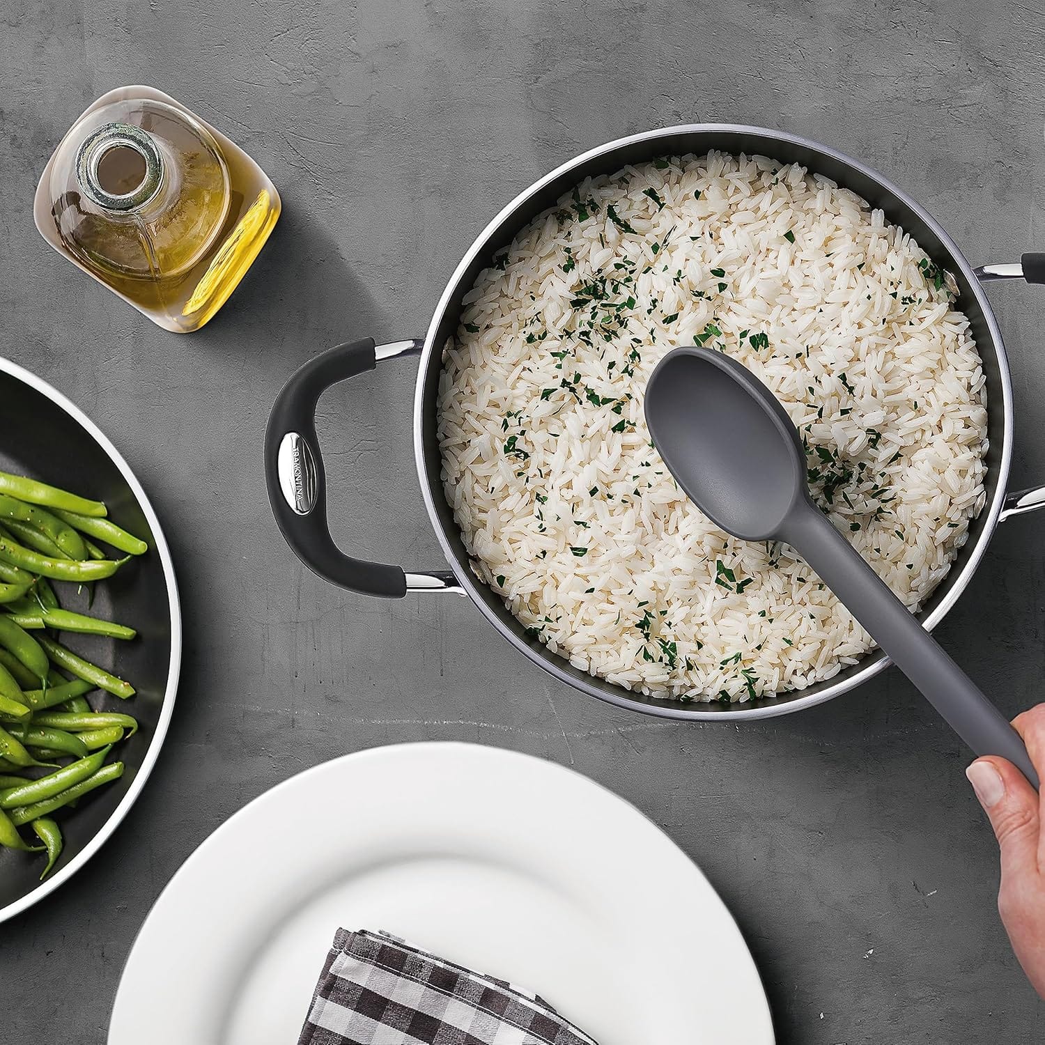 Colher de Servir Molde em Silicone Cinza Tramontina - 258111... - Image 5