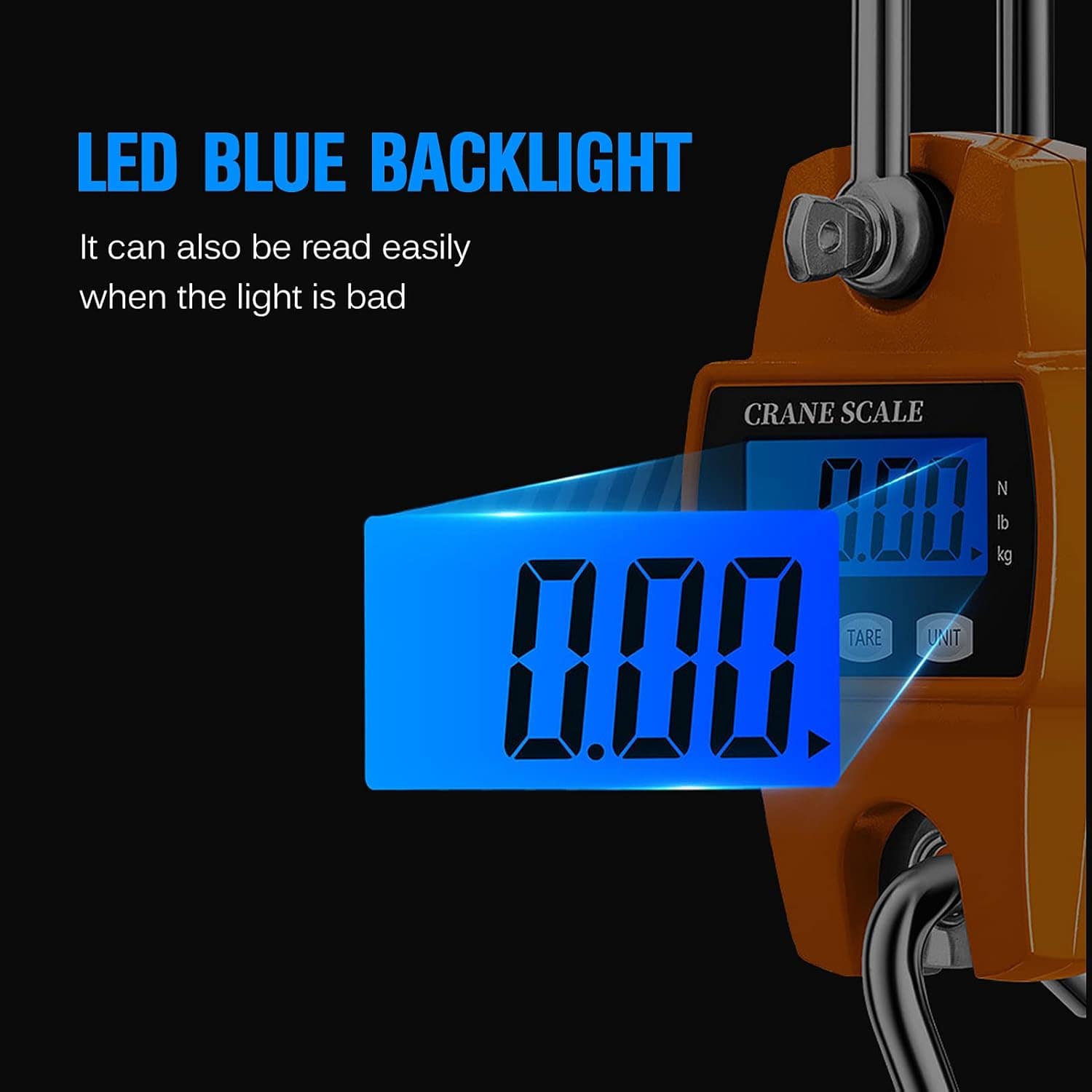 Domary Escala eletrônica de guindaste 300kg / 50g Balança di... - Image 4