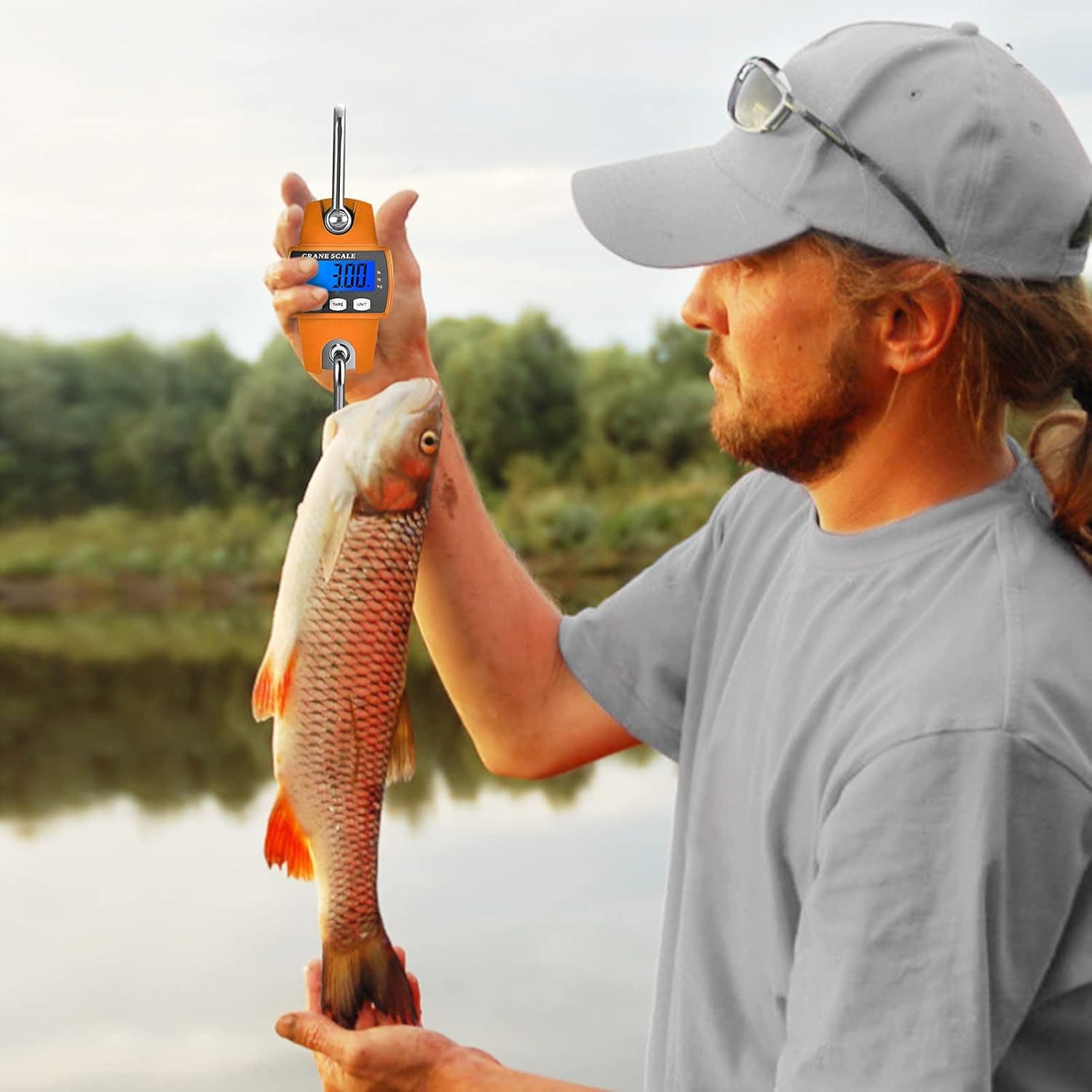 Domary Escala eletrônica de guindaste 300kg / 50g Balança di... - Image 7