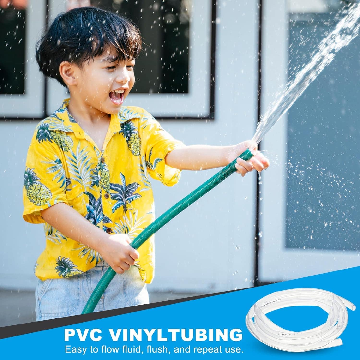 PATIKIL 2 tubos de plástico, tubo transparente de vinil de 2... - Image 5