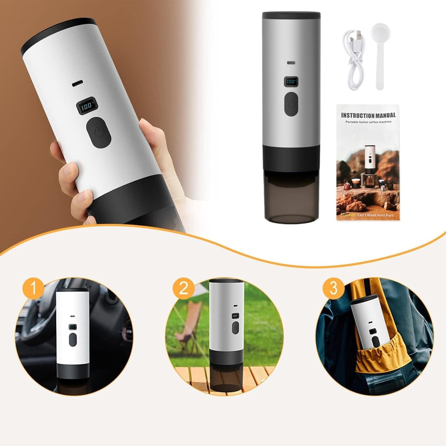 Ioensy Máquina de café em cápsulas, máquina de café expresso... - Image 3