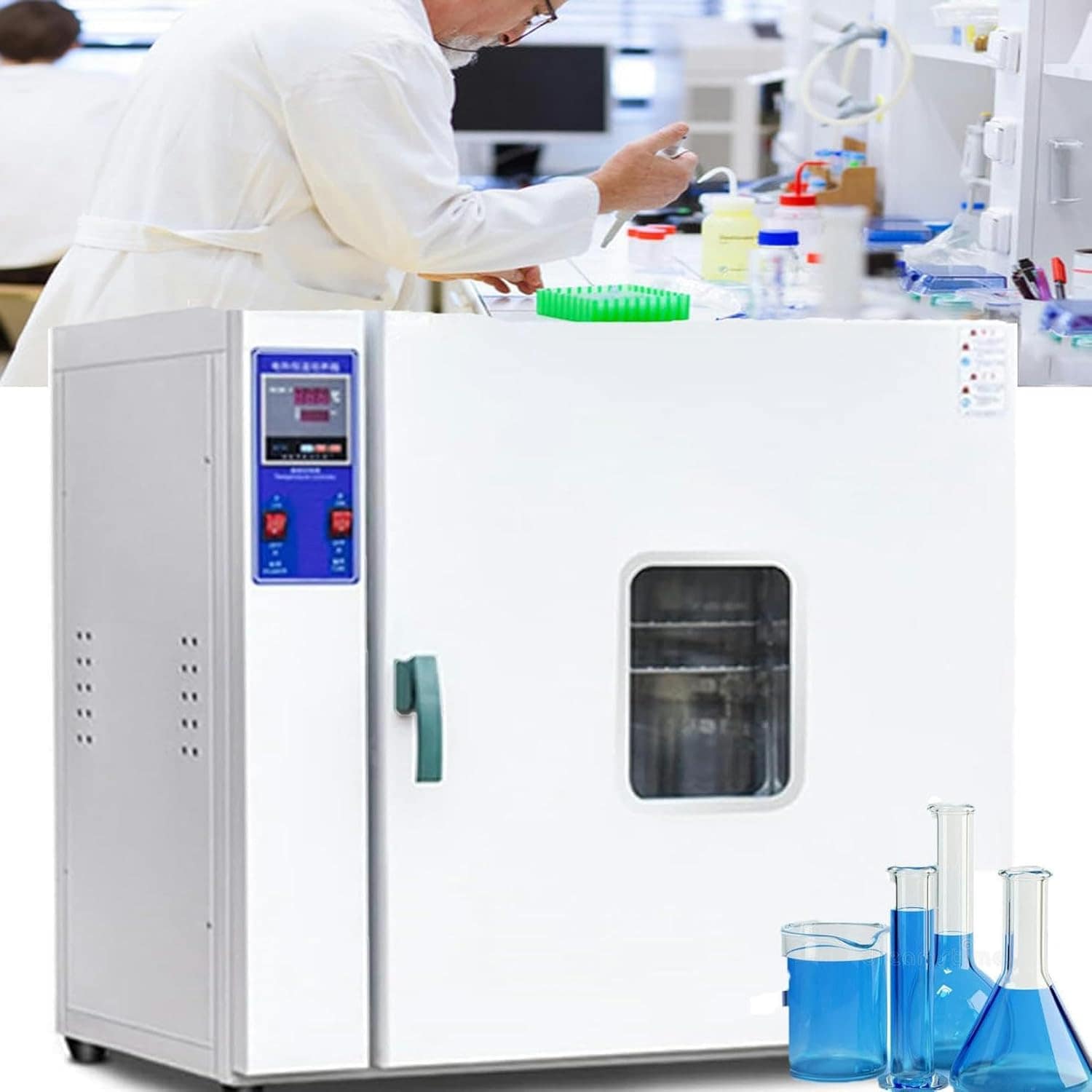 Forno De Secagem De Ar Digital Circulante Para Laboratório/i...