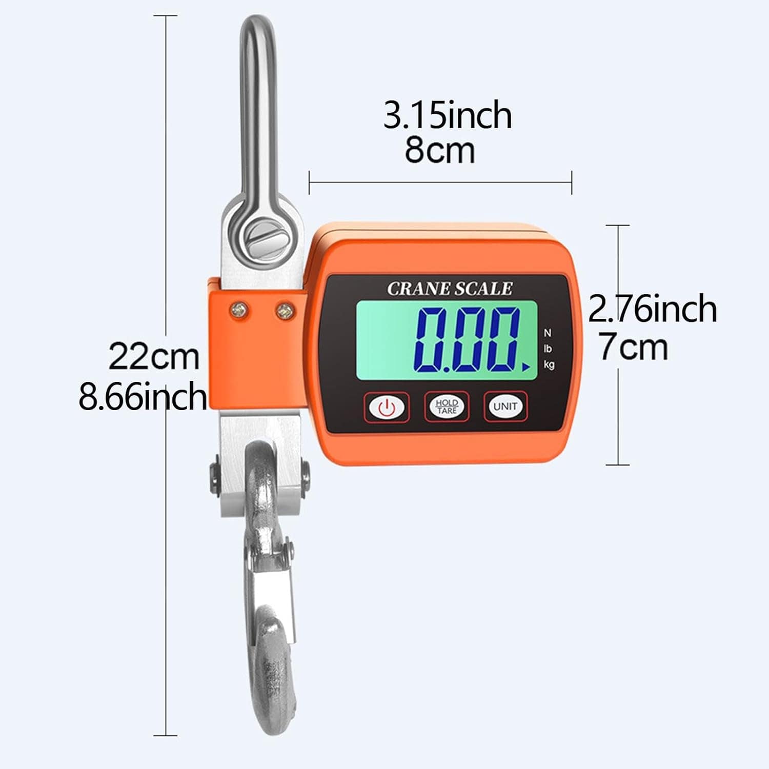 AsrMyjcx Balança de Guindaste Digital Industrial 1000, Displ... - Image 5