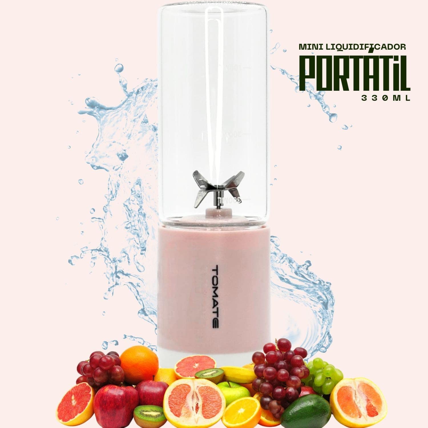 Mini Mixer Liquidificador 6 Laminas Portátil Blender Persona... - Image 6