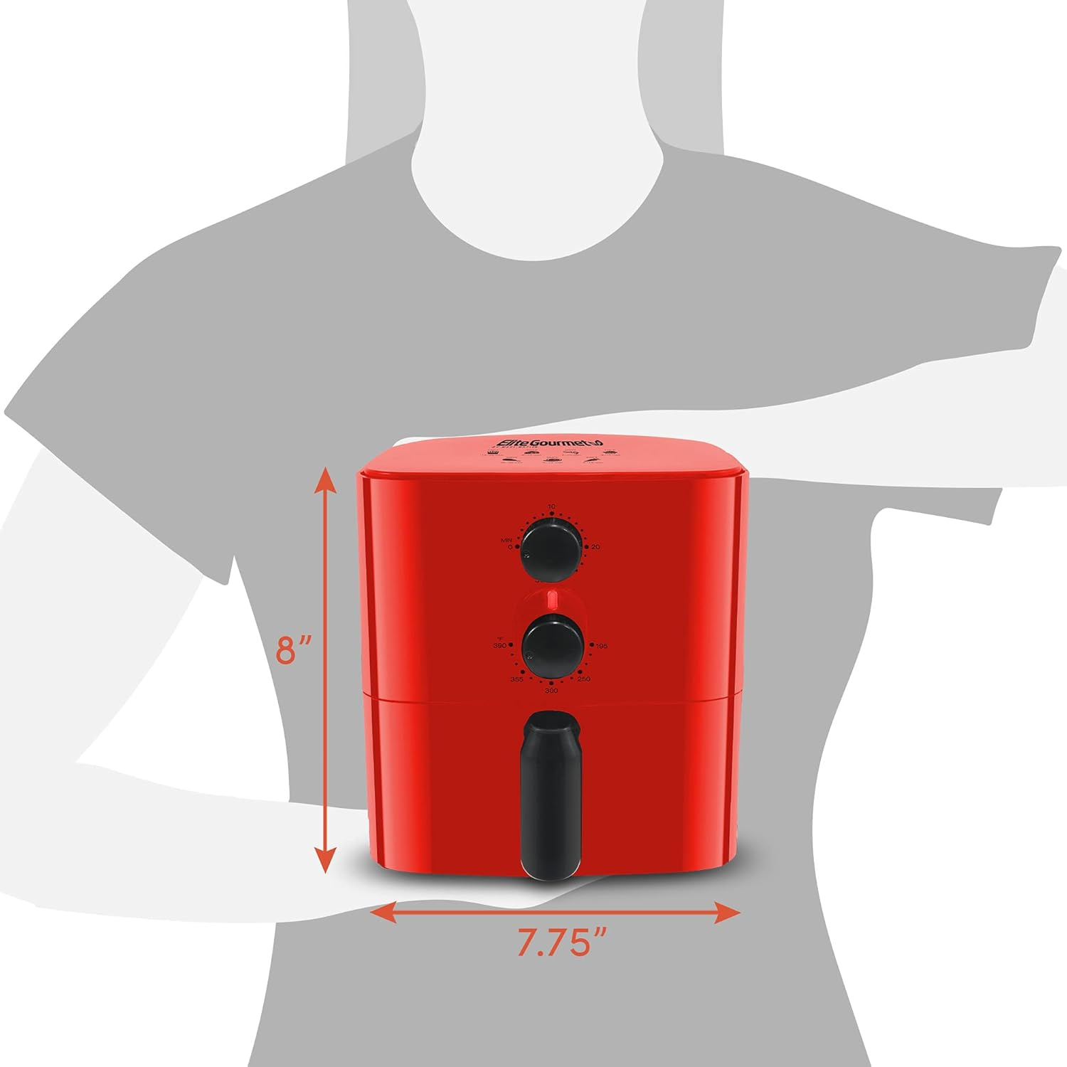 Elite Gourmet EAF-3218R Fritadeira elétrica de ar quente com... | É bom mesmo? Descubra antes de comprar - Image 6