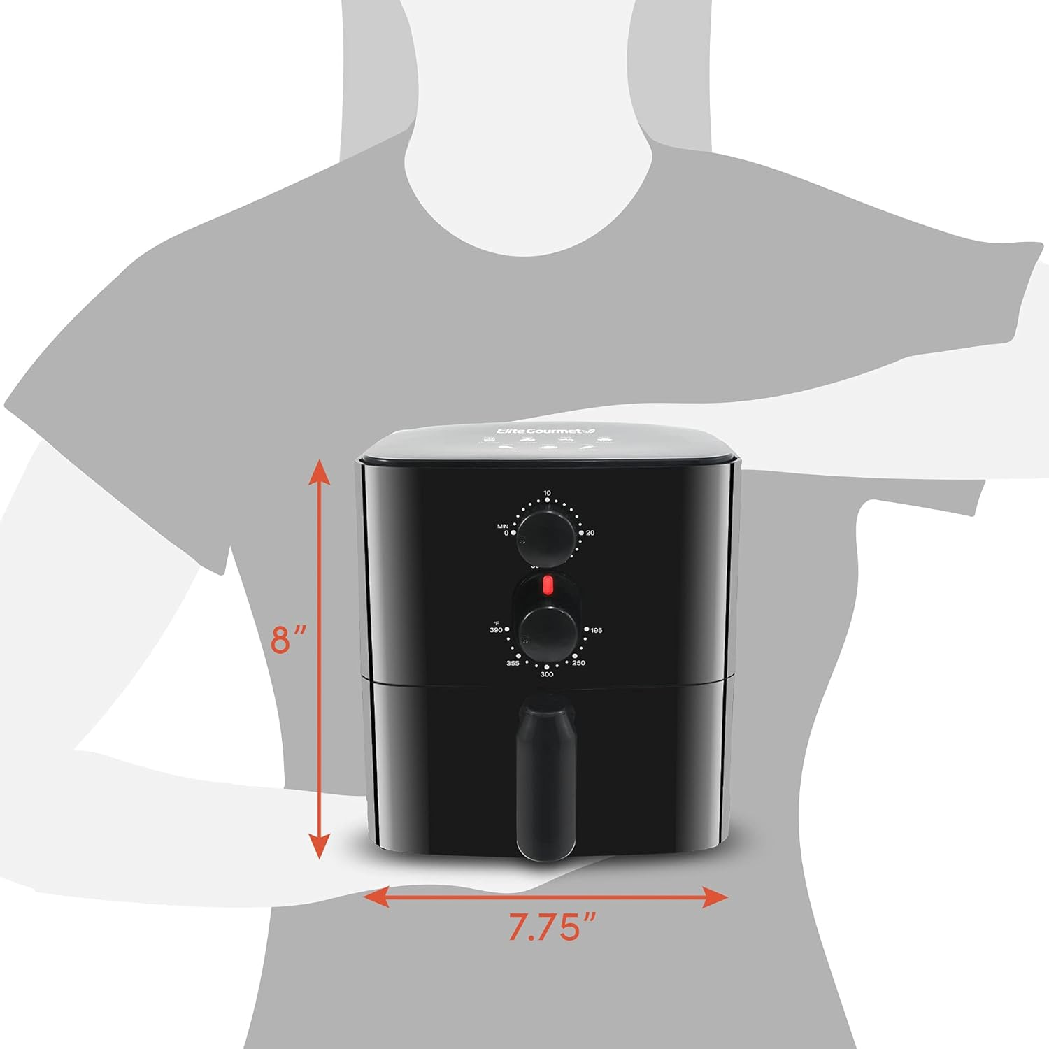 Elite Gourmet EAF-3218 Fritadeira de ar quente elétrica comp... | É bom mesmo? Descubra antes de comprar - Image 6