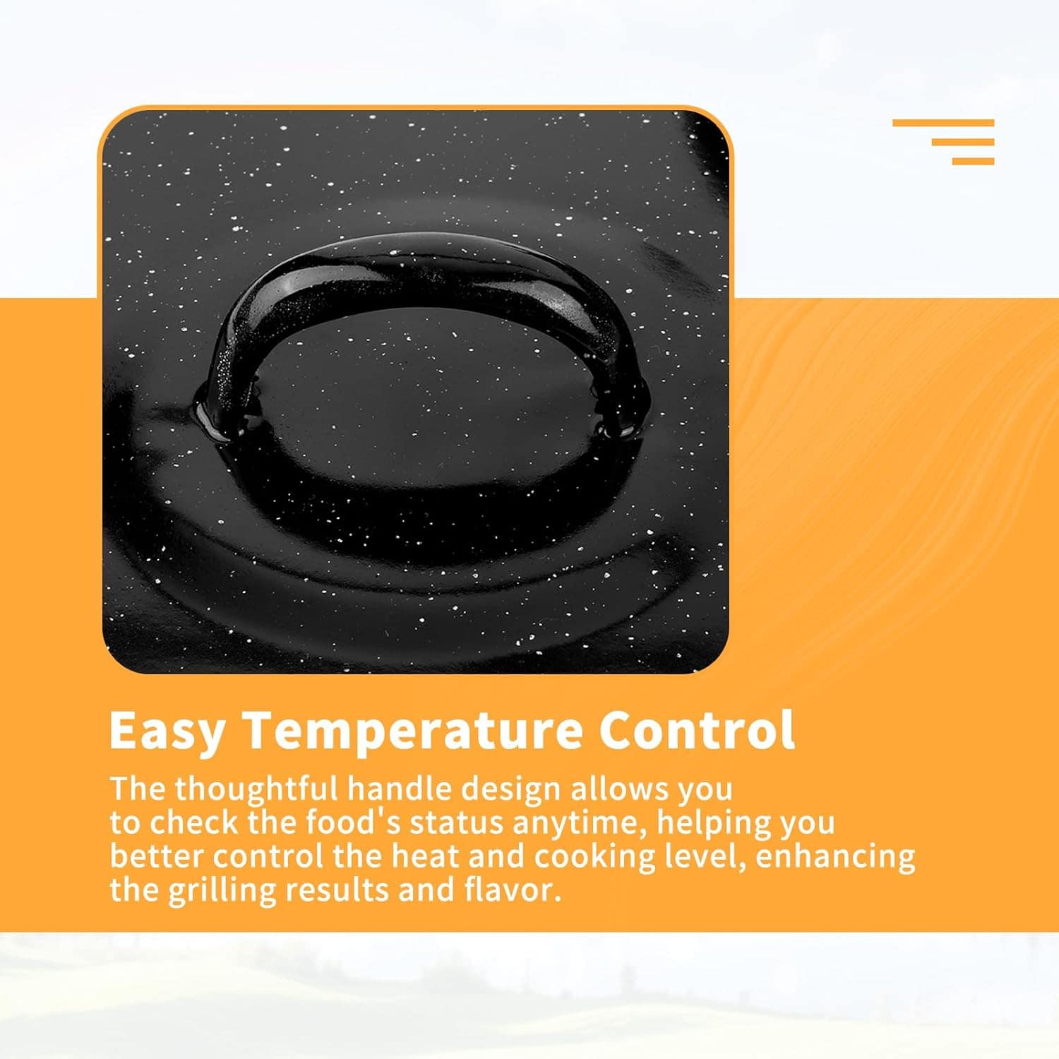 Leapiture Panela esmaltada com tampa, panela antiaderente, v... - Image 9