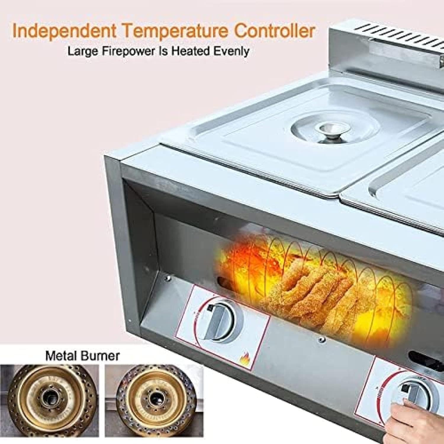 Fritadeira Profissional A Gás Profundo, Fritadeira A Gás Pro... - Image 5