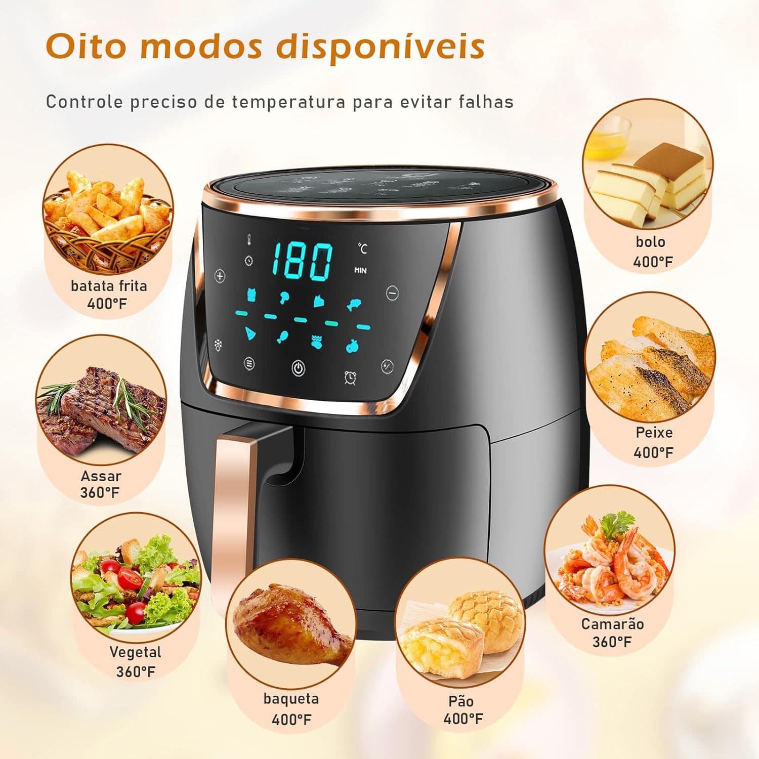 Coibeu Fritadeira de Ar Grande Capacidade, 1500W, 127V, WKK-... | É bom mesmo? Descubra antes de comprar - Image 5