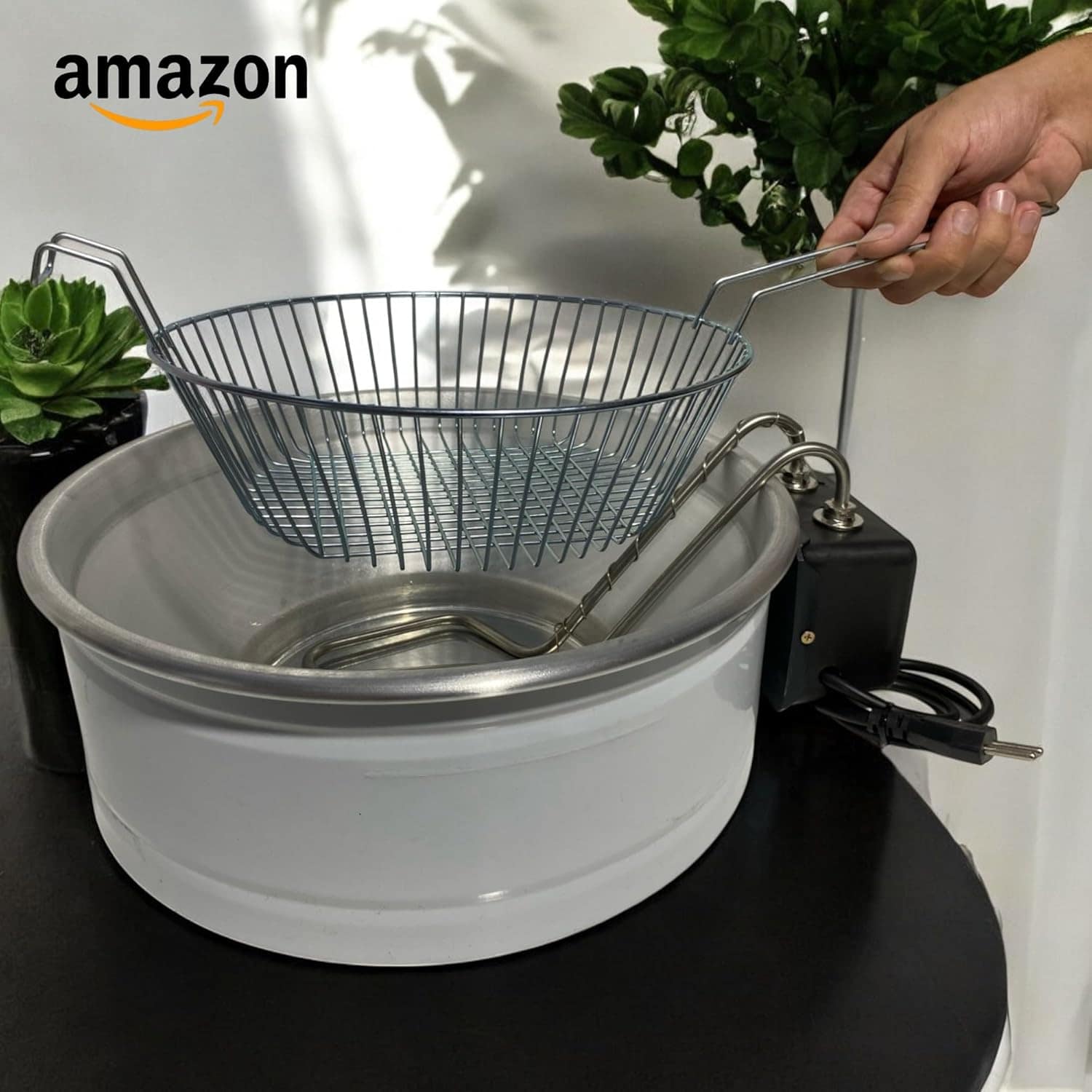 Fritadeira Elétrica Industrial Redonda 5 L Aço Inoxidável (1... | É bom mesmo? Descubra antes de comprar - Image 2