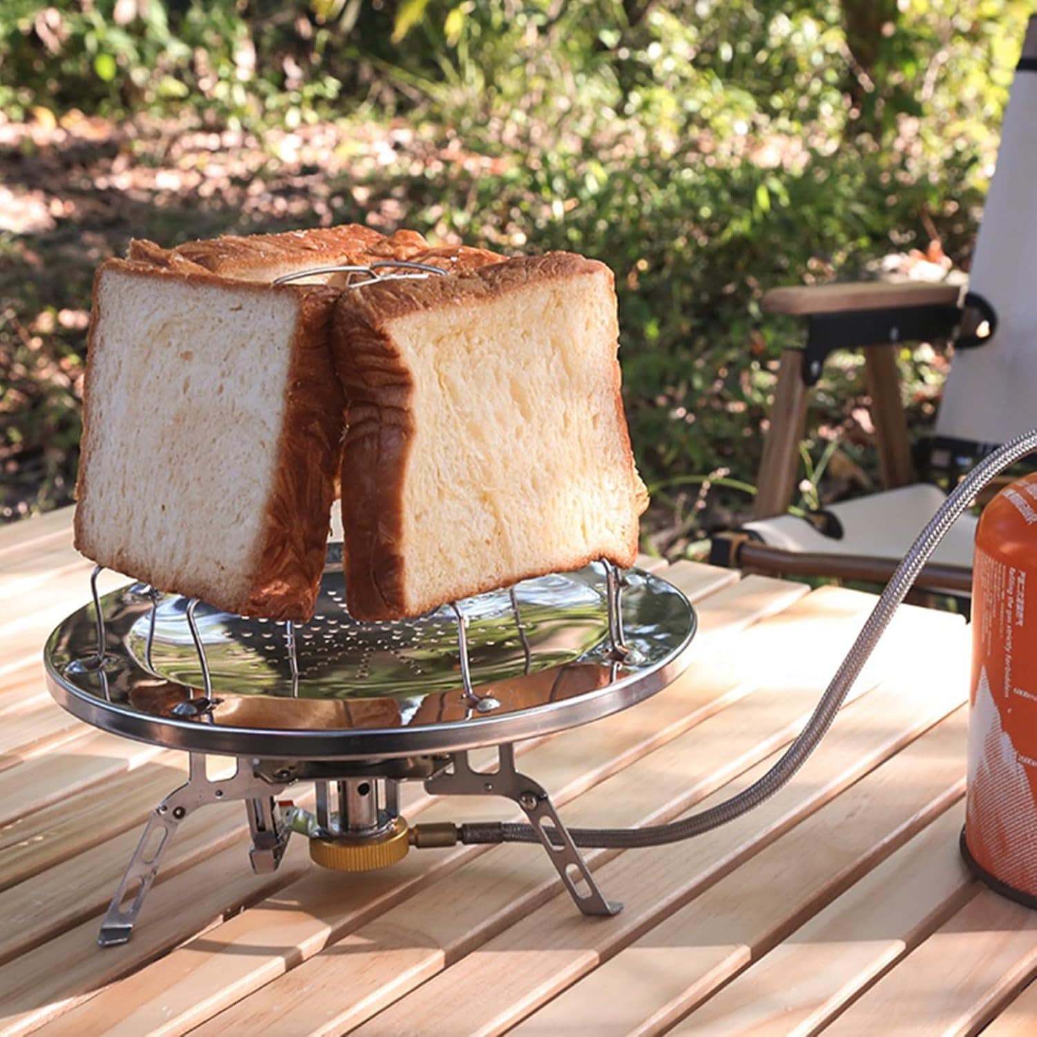 Refein Torradeira dobrável para fogão de acampamento de aço ... - Image 2
