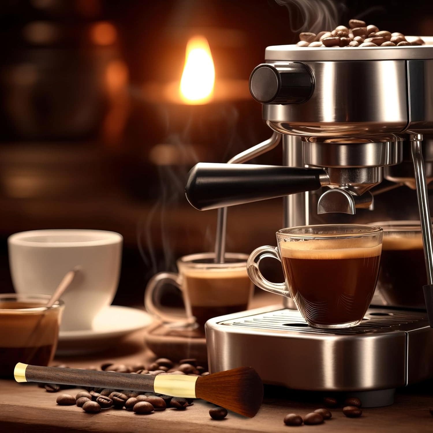 Molain Escova de limpeza de café, escova de máquina de café ... - Image 7