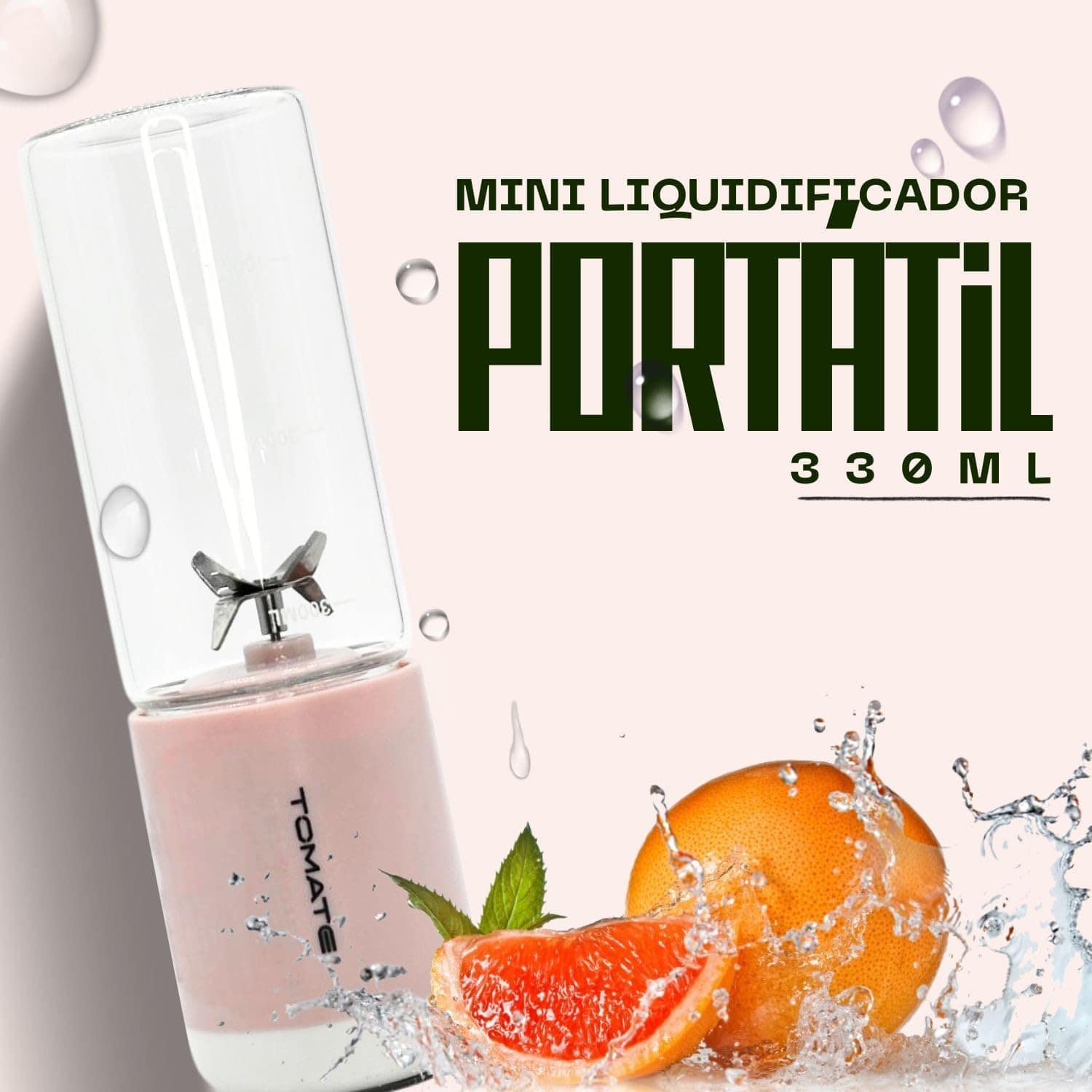 Mini Mixer Liquidificador 6 Laminas Portátil Blender Persona... - Image 7