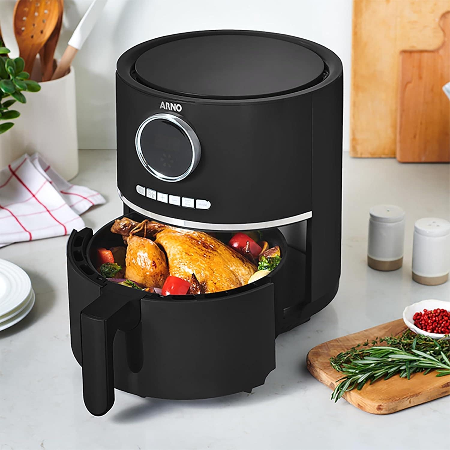 Fritadeira sem Óleo Arno, Air fryer Ultra 4,2L, Preta, 220V | É bom mesmo? Descubra antes de comprar - Image 5