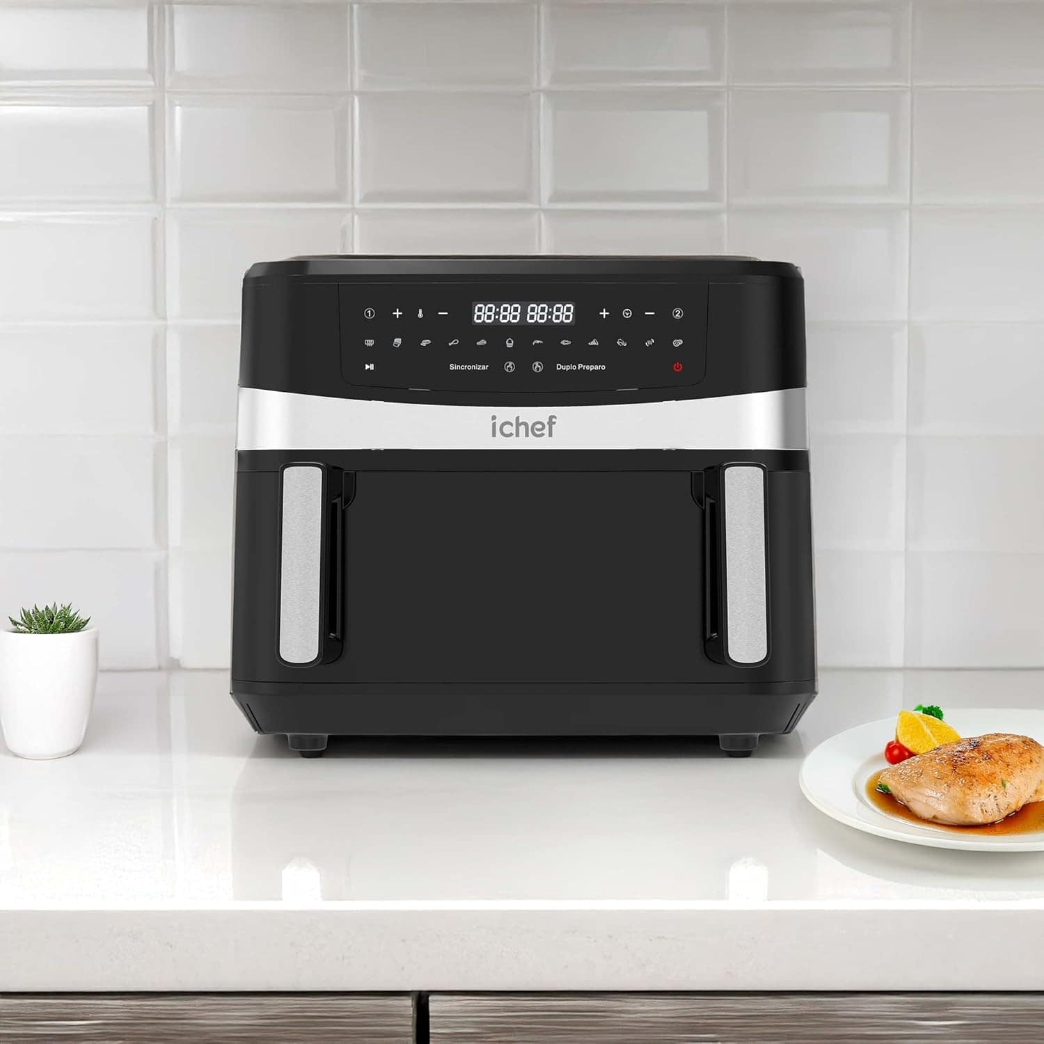 ICHEF Fritadeira Elétrica Airfryer Dualzone (110 Volts) | É bom mesmo? Descubra antes de comprar - Image 2