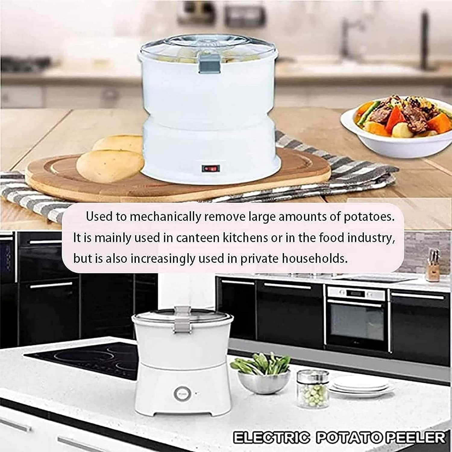 Descascador De Batata Elétrico, Descascador De Legumes Total... - Image 4