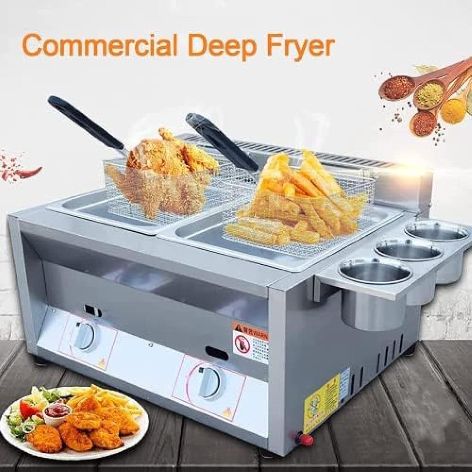 Fritadeira Profissional A Gás Profundo, Fritadeira A Gás Pro... - Image 2