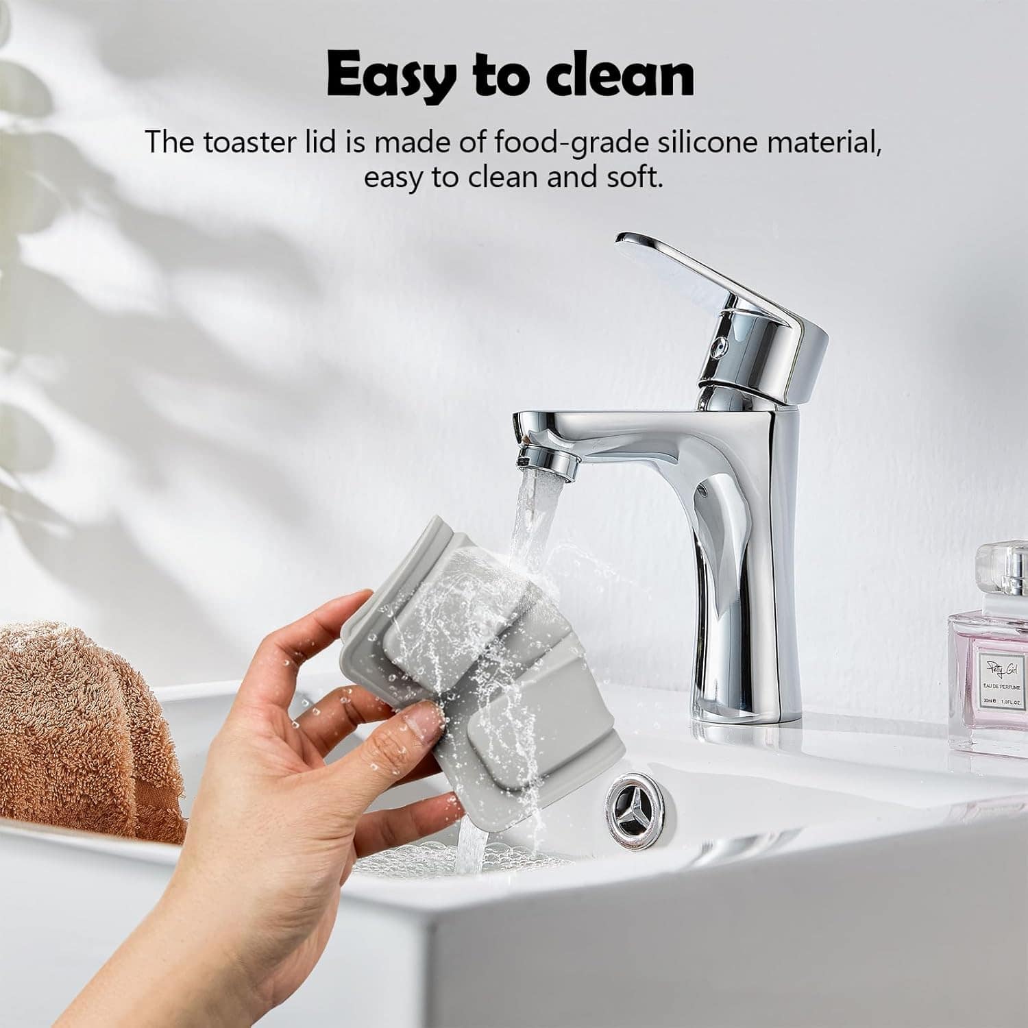 BangBoom Pacote com 2 tampas de silicone para torradeira de ... - Image 5