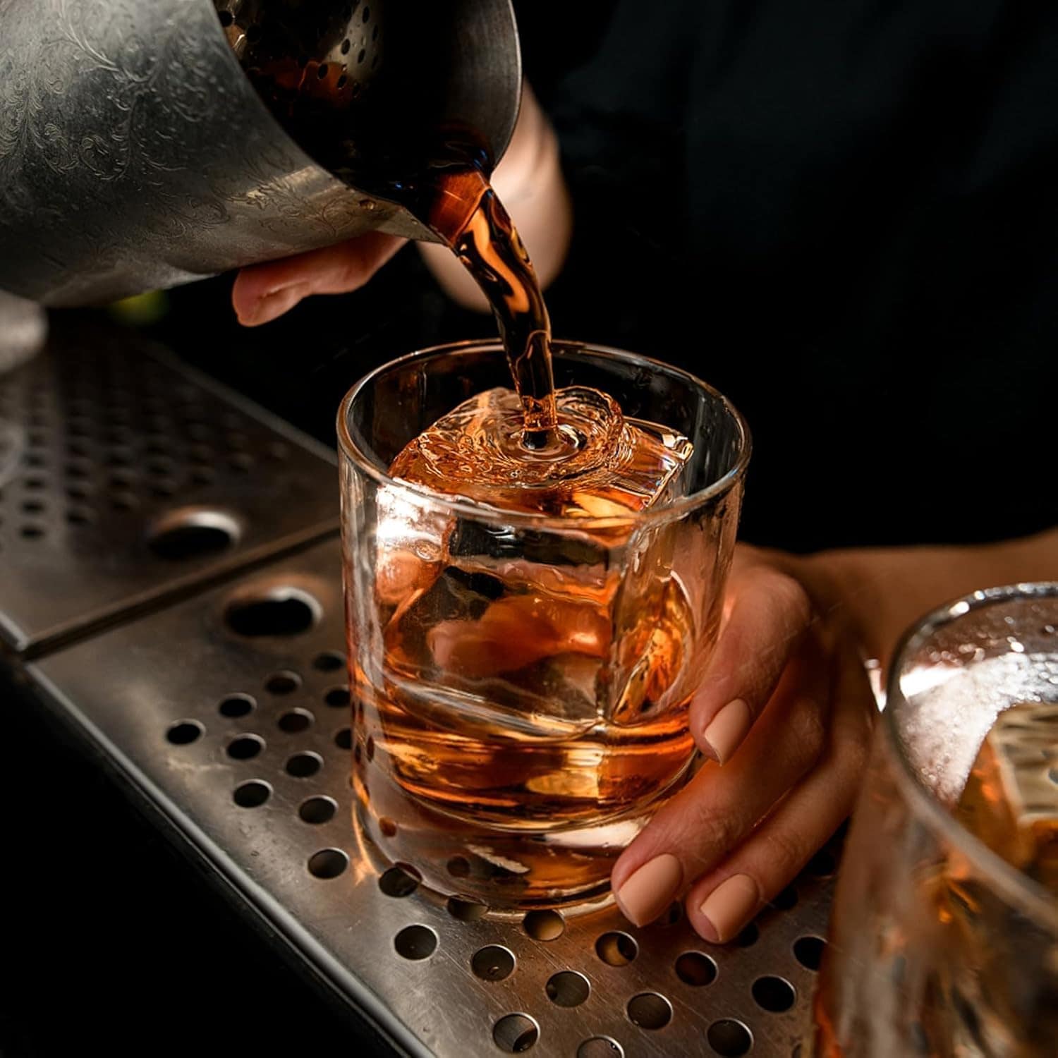 Samuelworld Bandejas de gelo grandes de silicone premium, cu... - Image 6