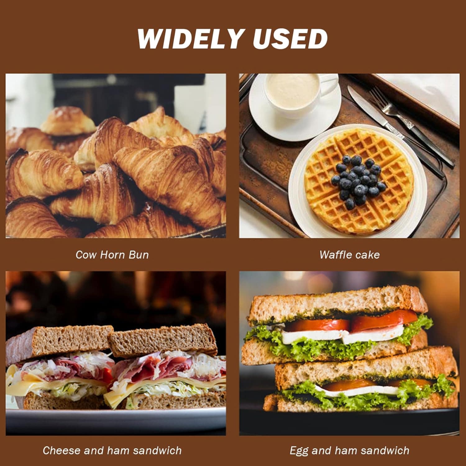 Torradeira com suporte de aquecimento, suporte de torradeira... - Image 3