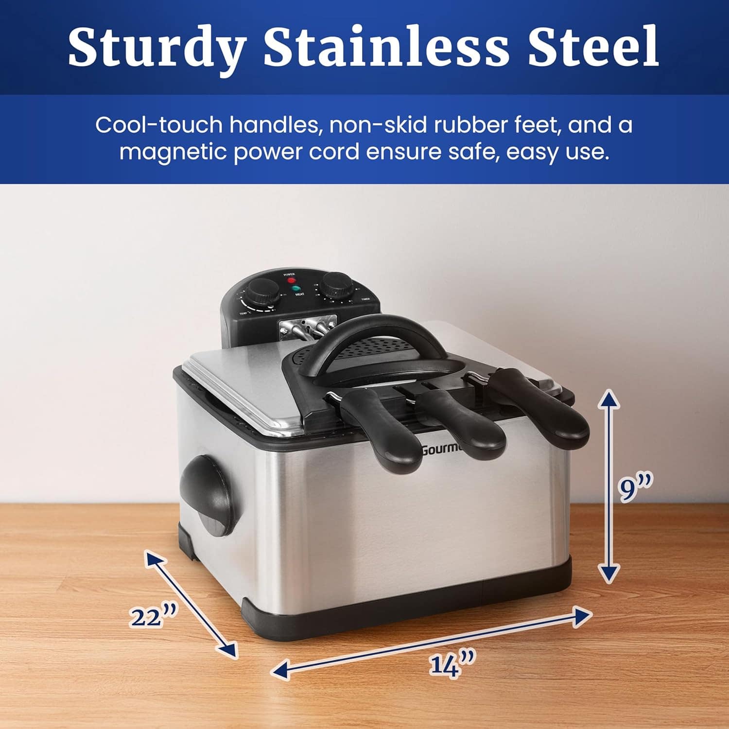 Elite Gourmet EDF-401T# Fritadeira de imersão elétrica 3 ces... | É bom mesmo? Descubra antes de comprar - Image 3