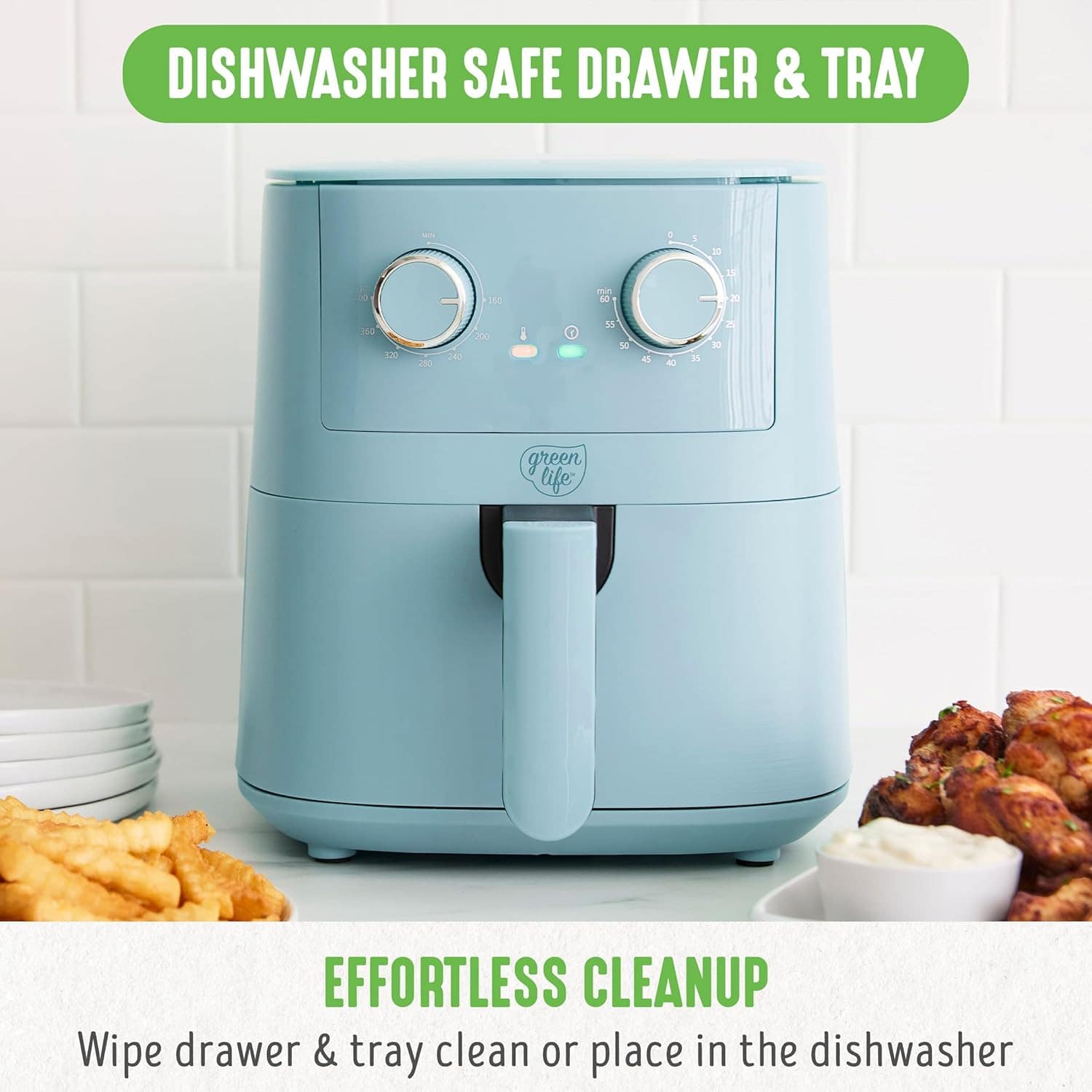 GreenLife Fritadeira mecânica de 4,5 litros, gaveta antiader... | É bom mesmo? Descubra antes de comprar - Image 7