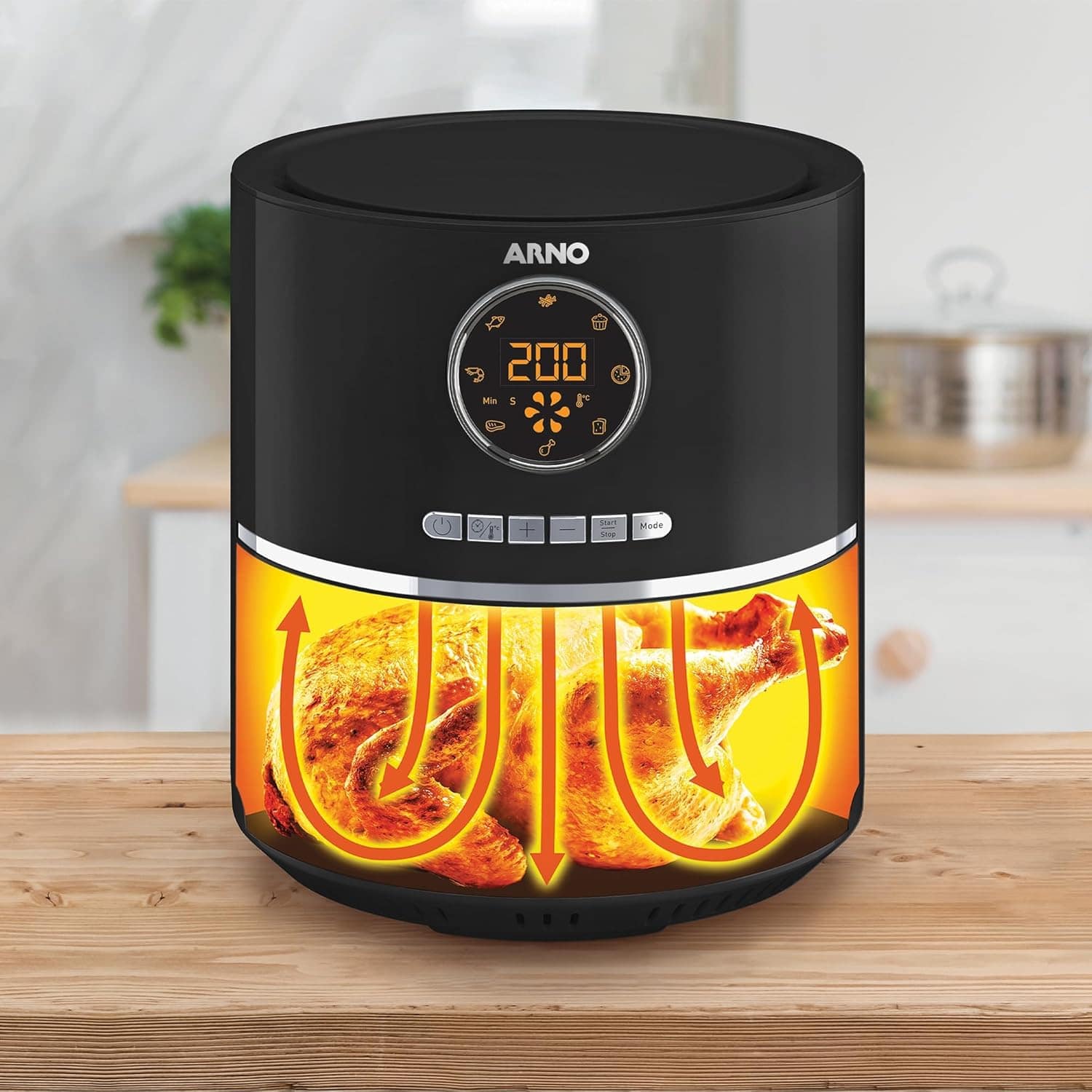 Fritadeira sem Óleo Arno, Air fryer Ultra 4,2L, Preta, 220V | É bom mesmo? Descubra antes de comprar - Image 4