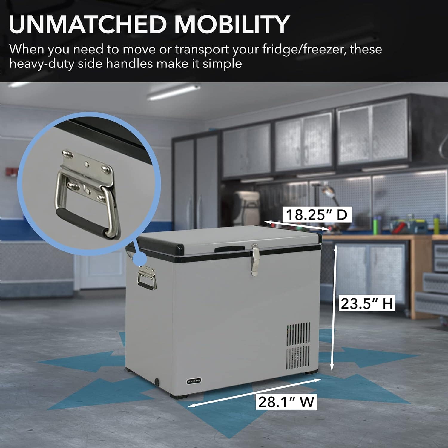 Whynter Refrigerador Portátil Para Viagem, Freezer Horizonta... - Image 8