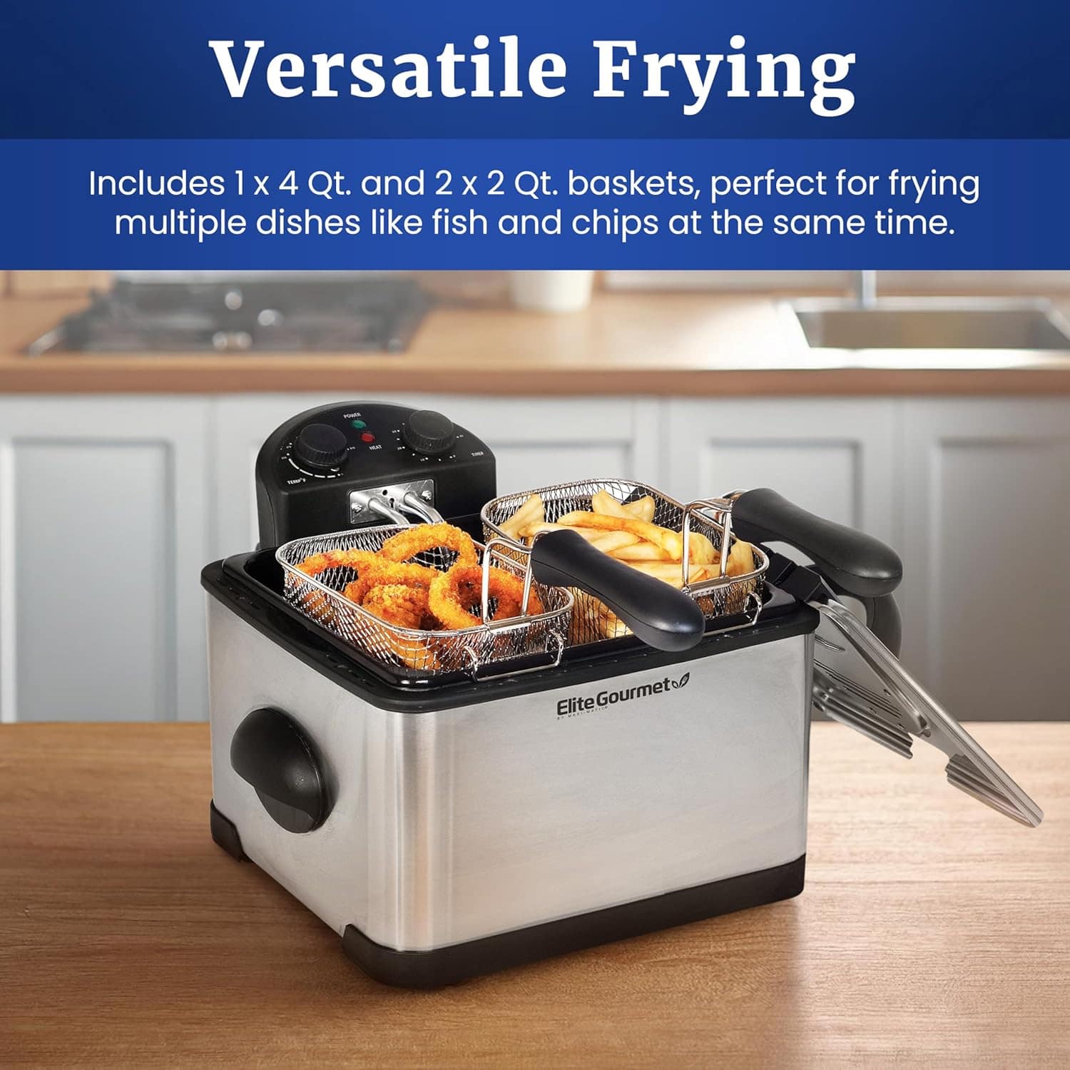 Elite Gourmet EDF-401T# Fritadeira de imersão elétrica 3 ces... | É bom mesmo? Descubra antes de comprar - Image 2