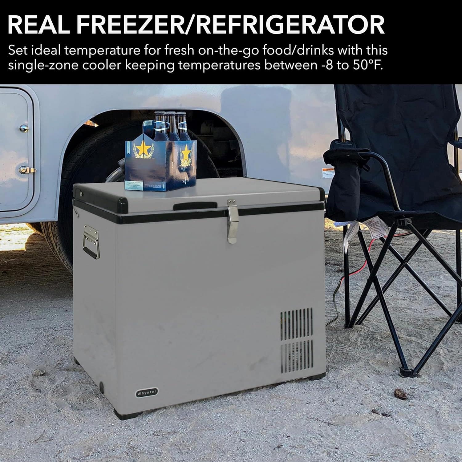 Whynter Refrigerador Portátil Para Viagem, Freezer Horizonta... - Image 7
