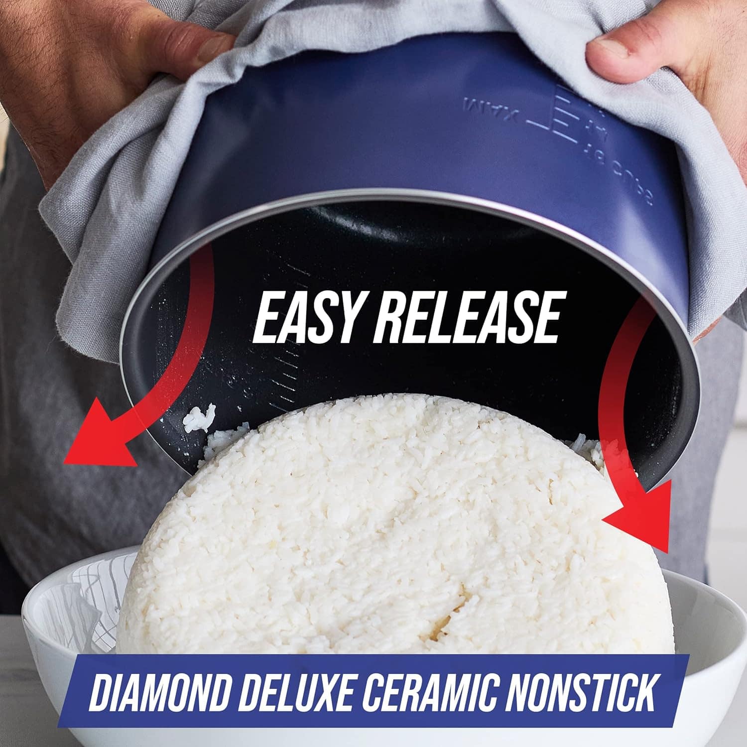 Blue Diamond Panela De Pressão Elétrica Antiaderente De Cerâ... - Image 10