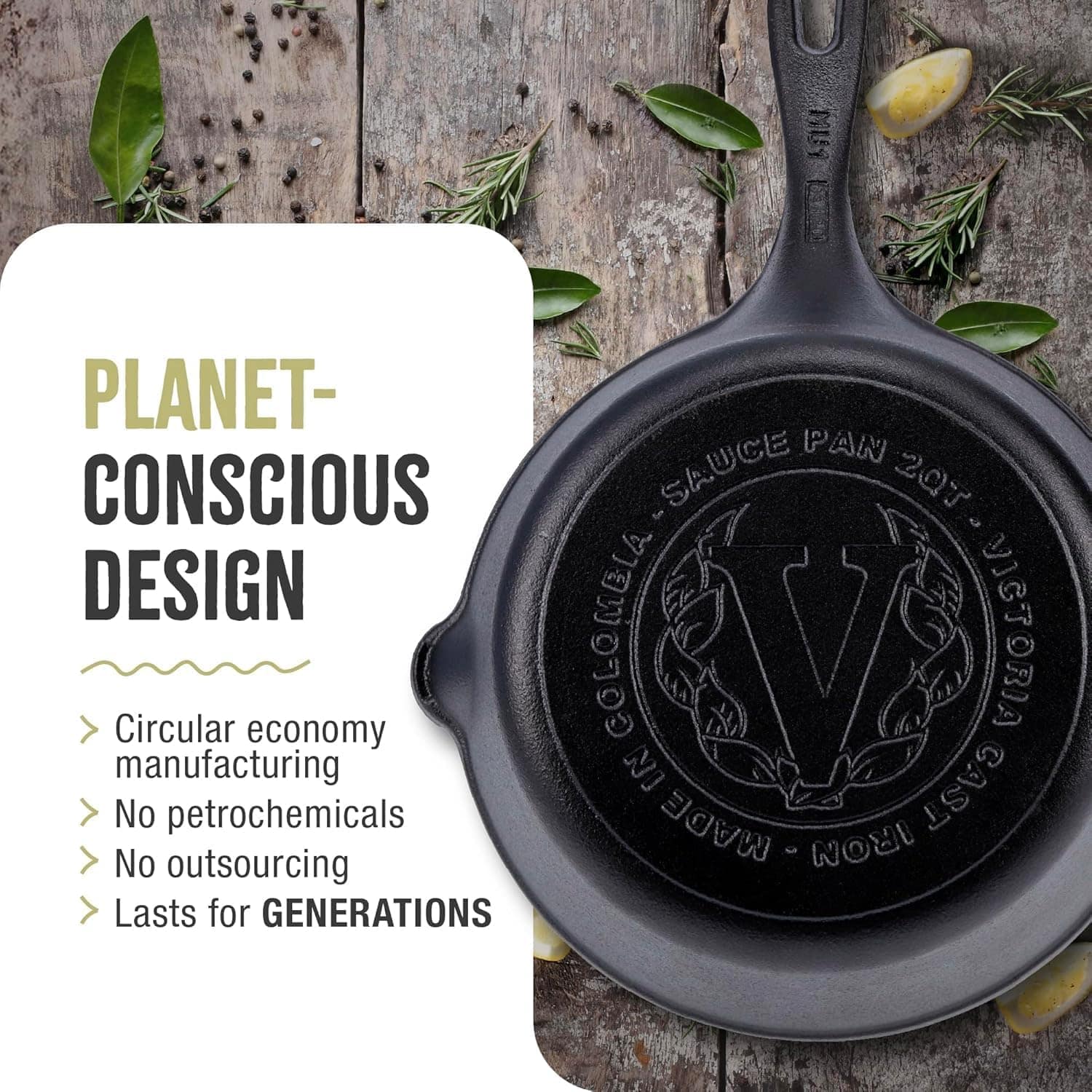 P - PANELA 20CM 1,9L FERRO FUNDIDO ESMALTADO - Image 4