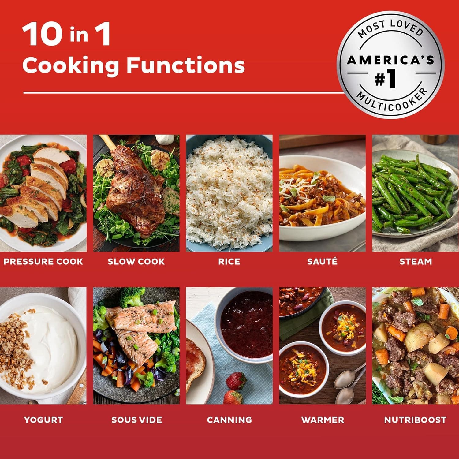 Instant Pot Pro Plus Wi-Fi Smart 10 Em 1, Panela De Pressão,... - Image 2