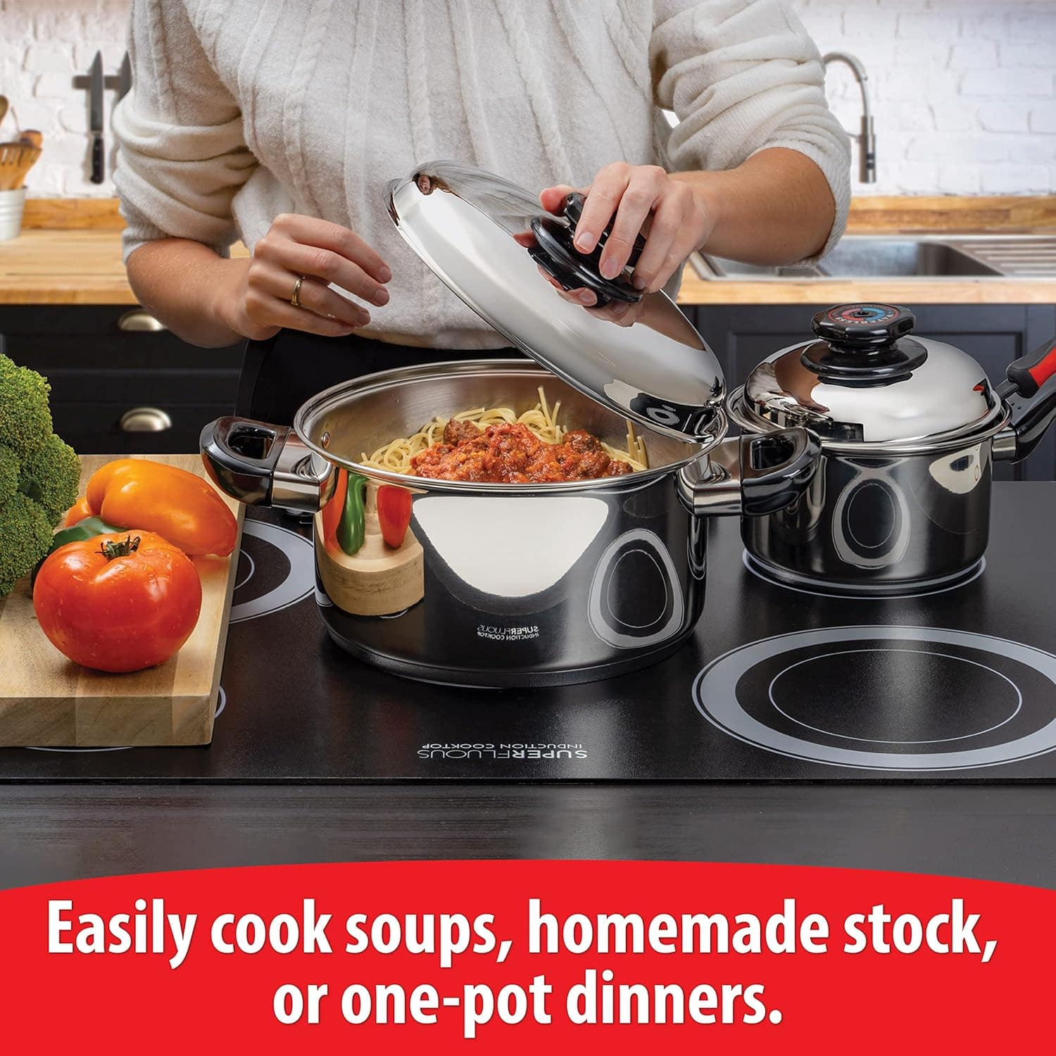 Precise Heat Panela de aço inoxidável cirúrgico de 5 a 1/2 l... - Image 6