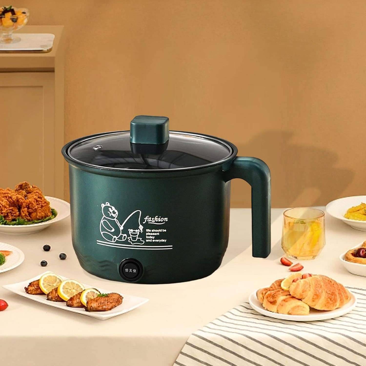 IEUDNS Pequena panela elétrica de arroz antiaderente domésti... - Image 5