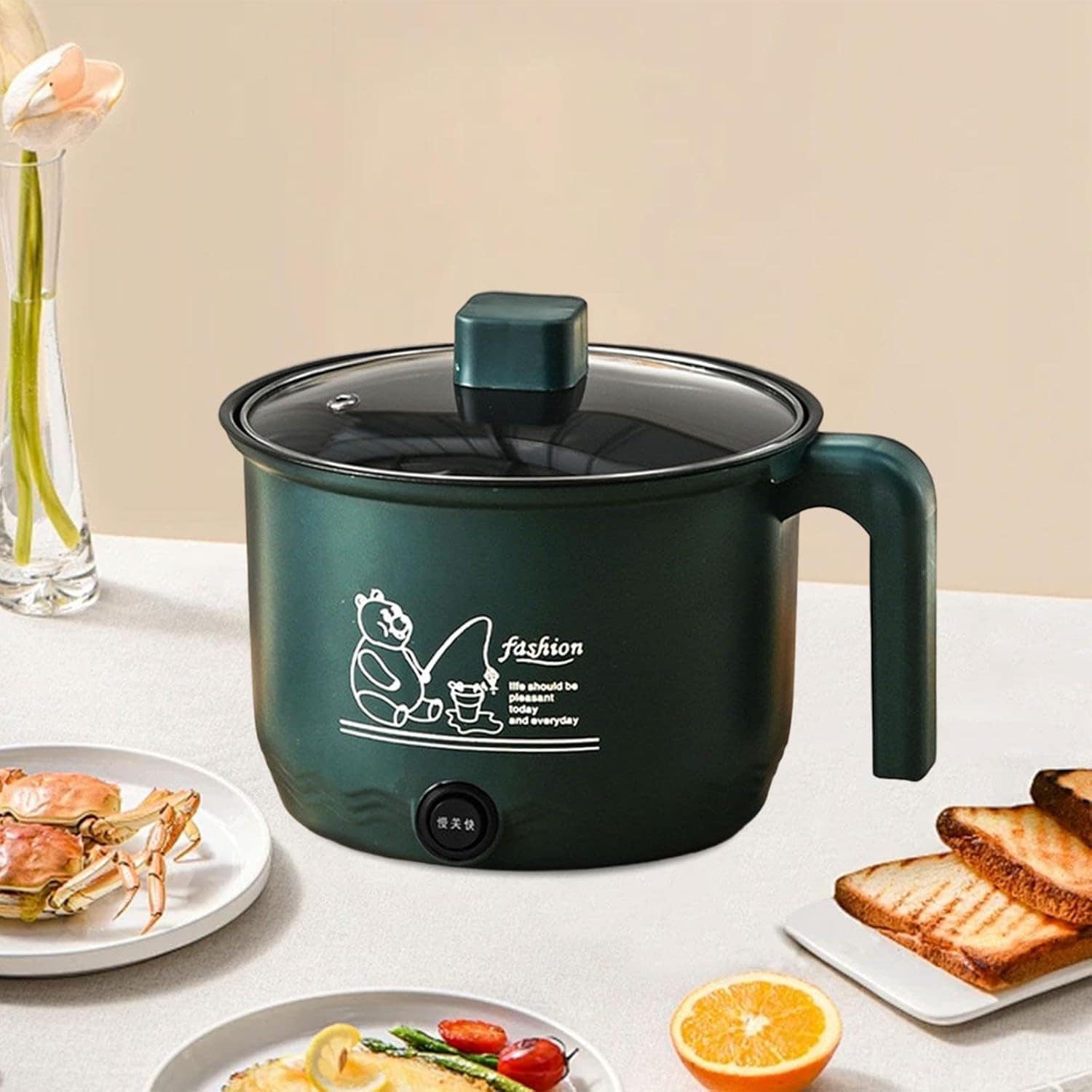 IEUDNS Pequena panela elétrica de arroz antiaderente domésti... - Image 6