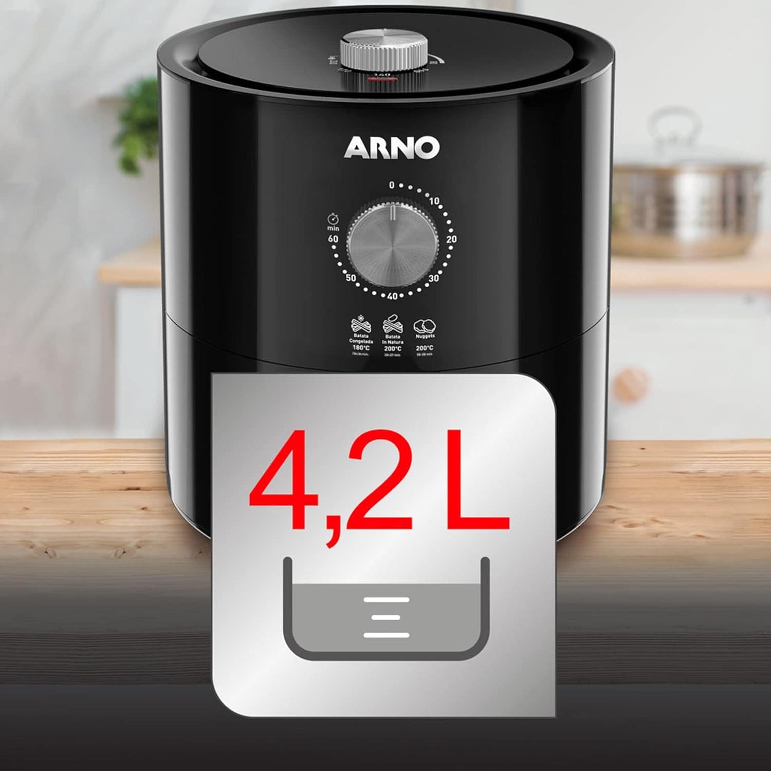 Fritadeira sem Óleo, Arno, Airfryer Ultra, com 4,5l de capac... | É bom mesmo? Descubra antes de comprar - Image 5