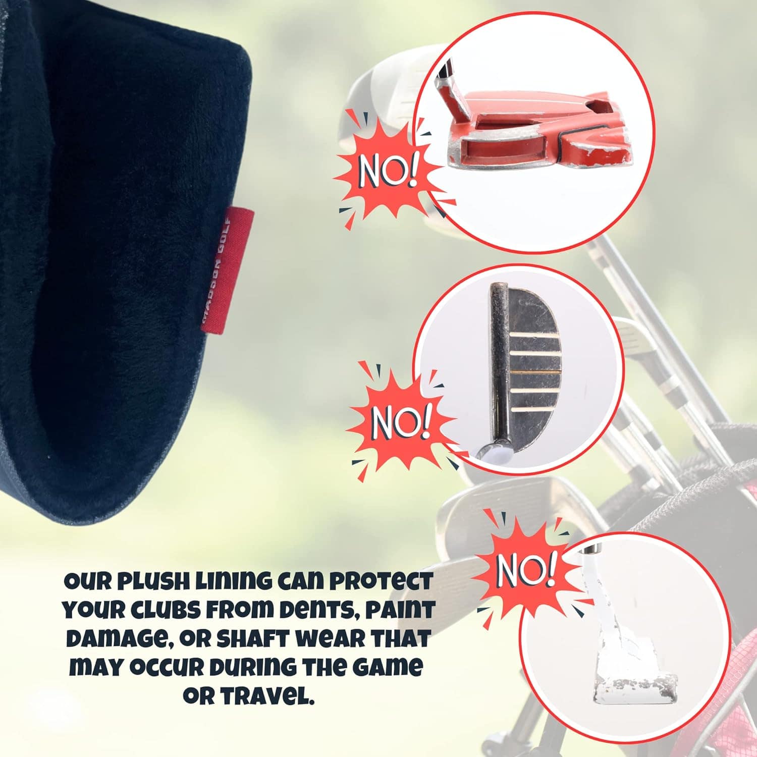 MADSON GOLF Capas Engraçadas para Tacos de Golfe para Tacos ... - Image 7