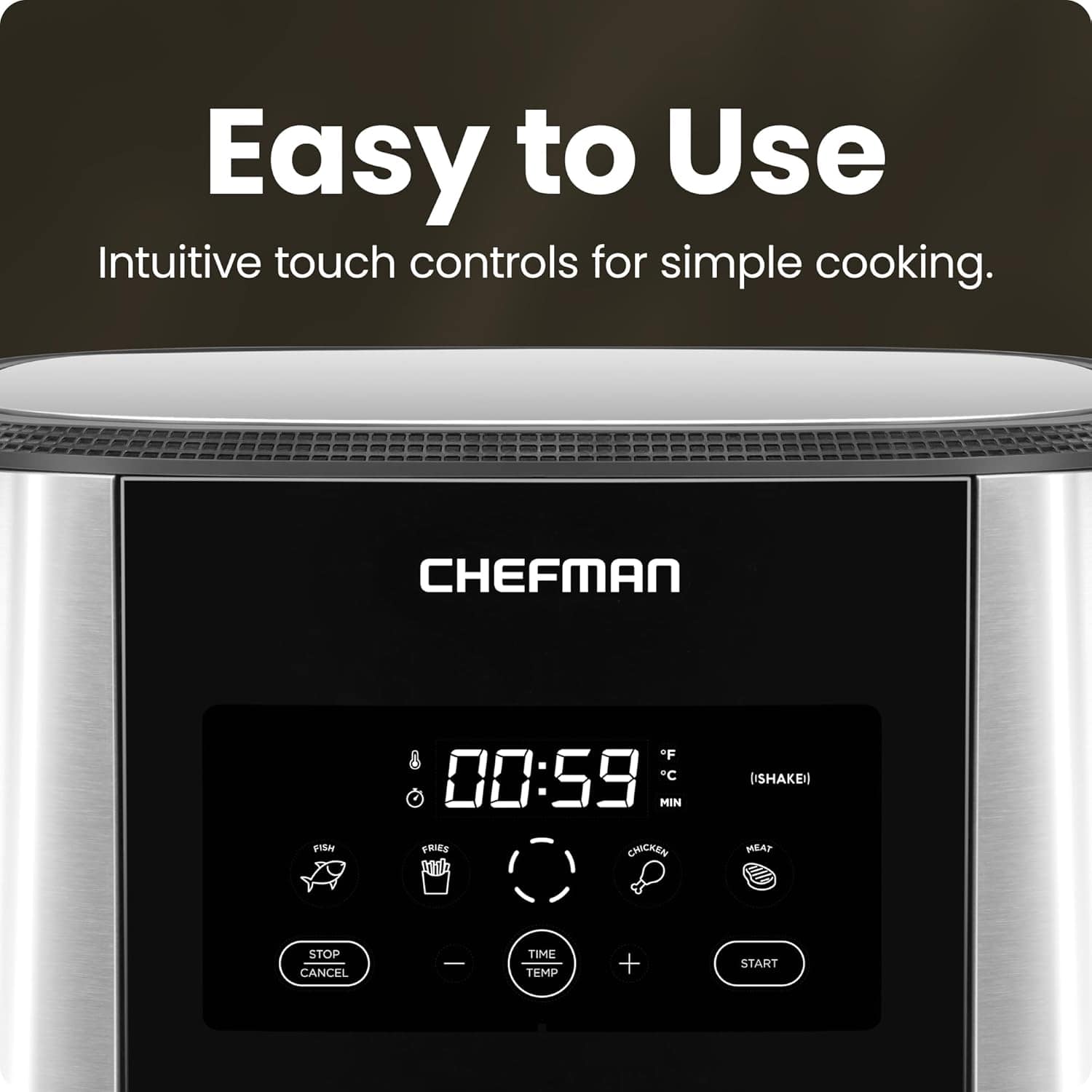 Chefman Fritadeira TurboFry® Touch Air Fry®, tamanho GG de 8... | É bom mesmo? Descubra antes de comprar - Image 4