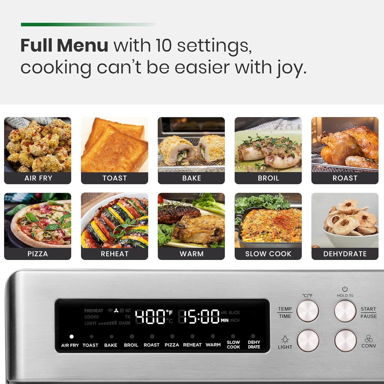 Forno de convecção 10 em 1 VAL CUCINA Air Fryer, aquecimento... | É bom mesmo? Descubra antes de comprar - Image 8