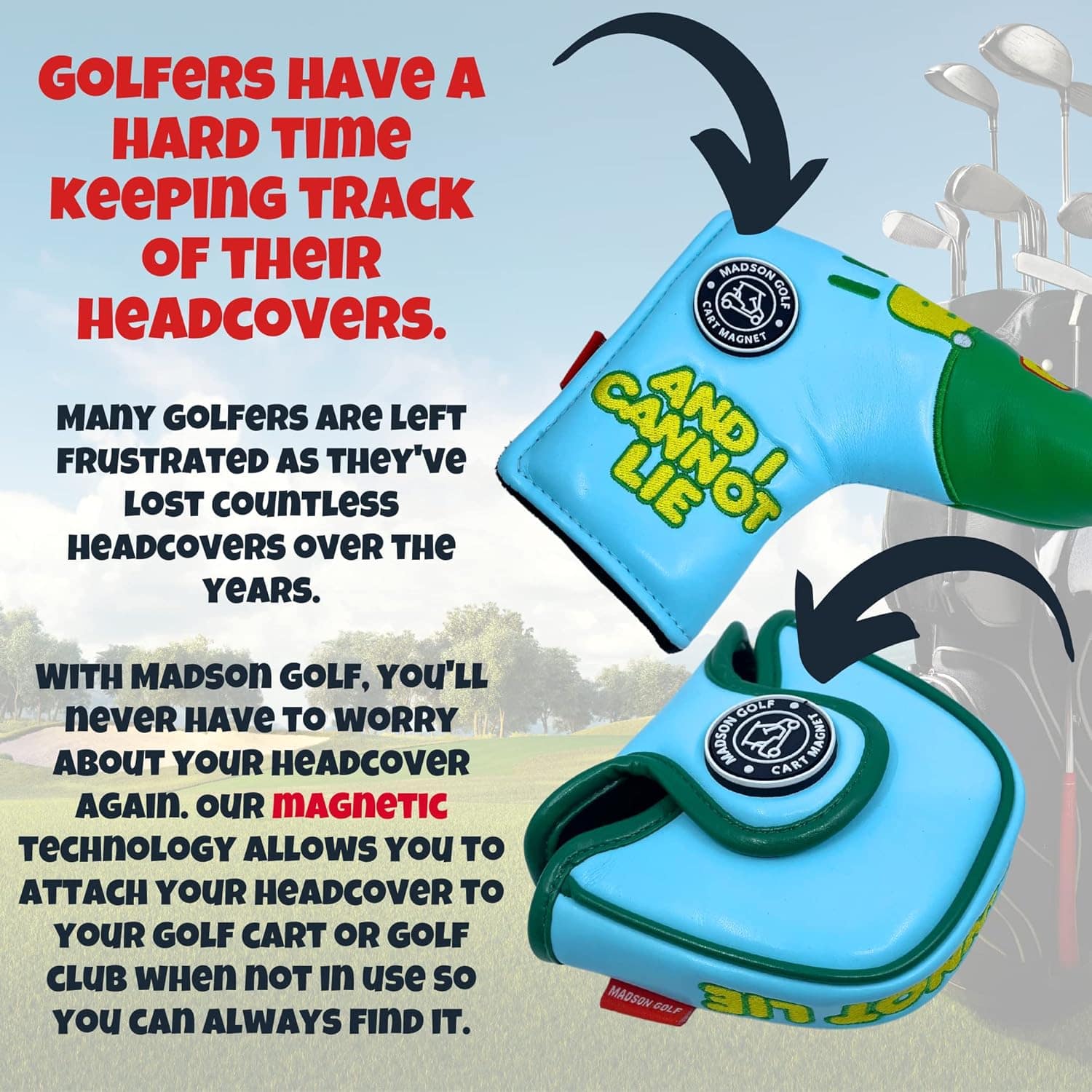 MADSON GOLF Capas Engraçadas para Tacos de Golfe para Tacos ... - Image 4