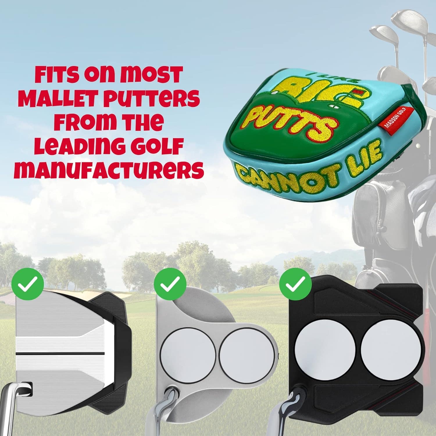 MADSON GOLF Capas Engraçadas para Tacos de Golfe para Tacos ... - Image 3