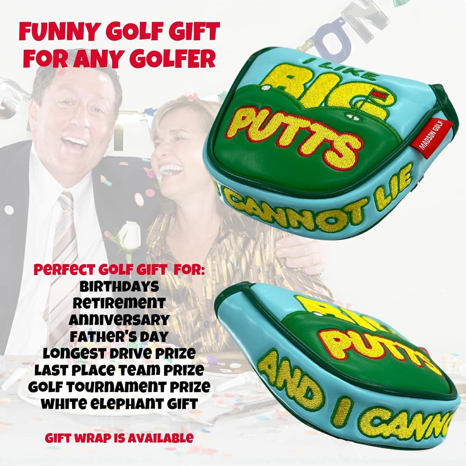 MADSON GOLF Capas Engraçadas para Tacos de Golfe para Tacos ... - Image 2