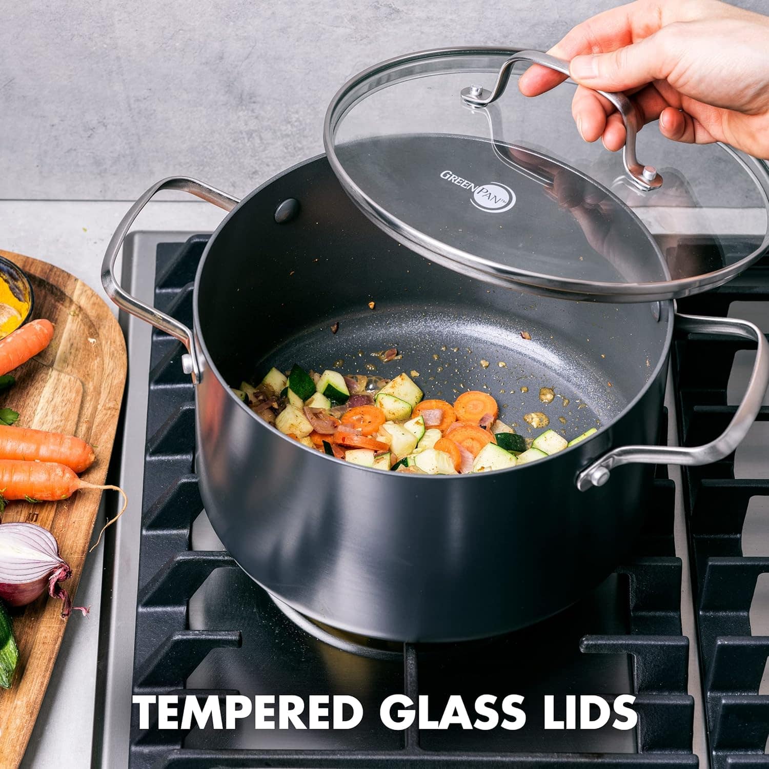 GreenPan Conjunto de panelas e panelas de cerâmica saudável ... - Image 7