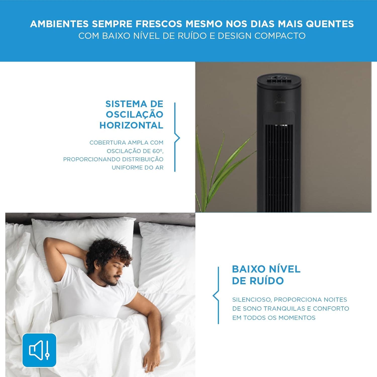Ventilador De Torre Cor Preto Midea VTMP2 - 220v | É bom mesmo? Descubra antes de comprar - Image 3