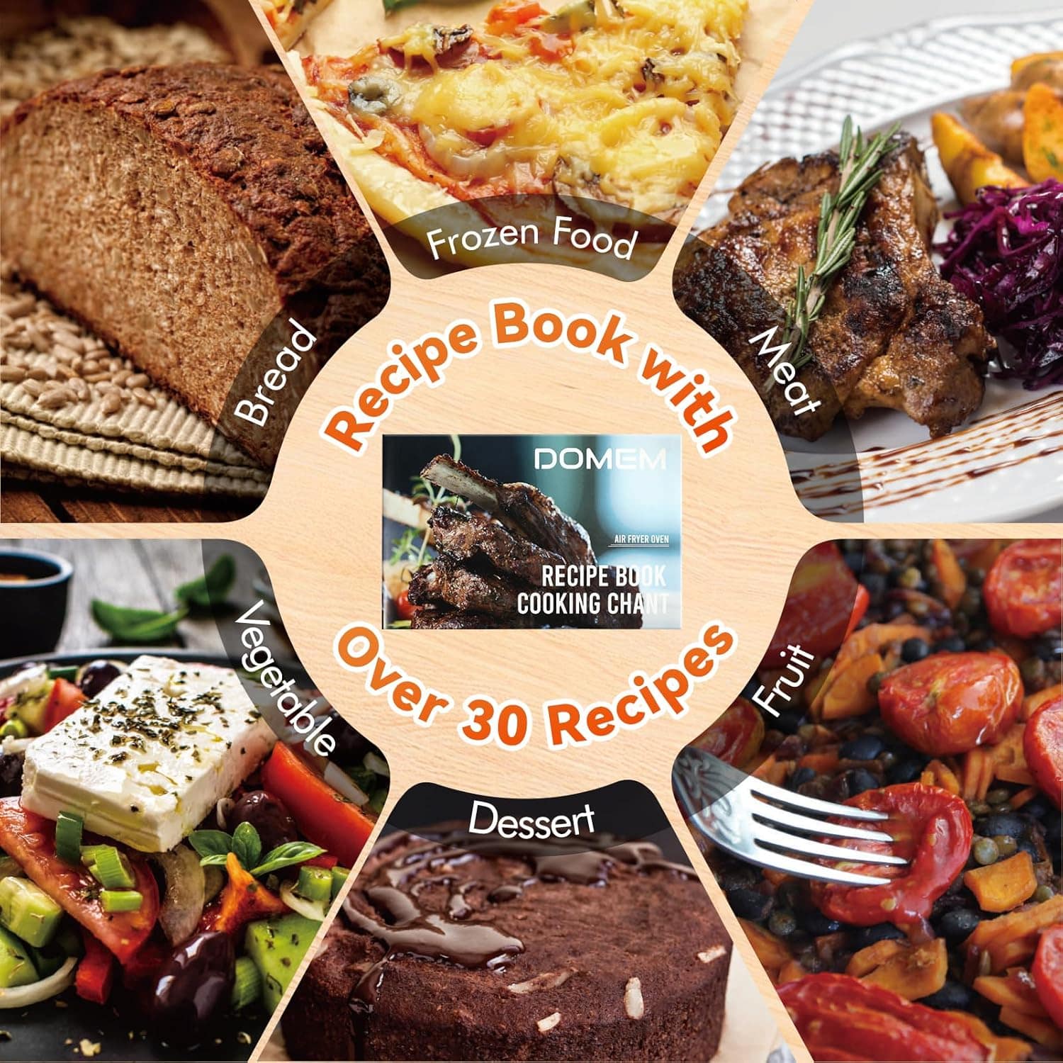 DOMEM Fritadeira a ar compacta de 3 litros com cesta e rack ... | É bom mesmo? Descubra antes de comprar - Image 7