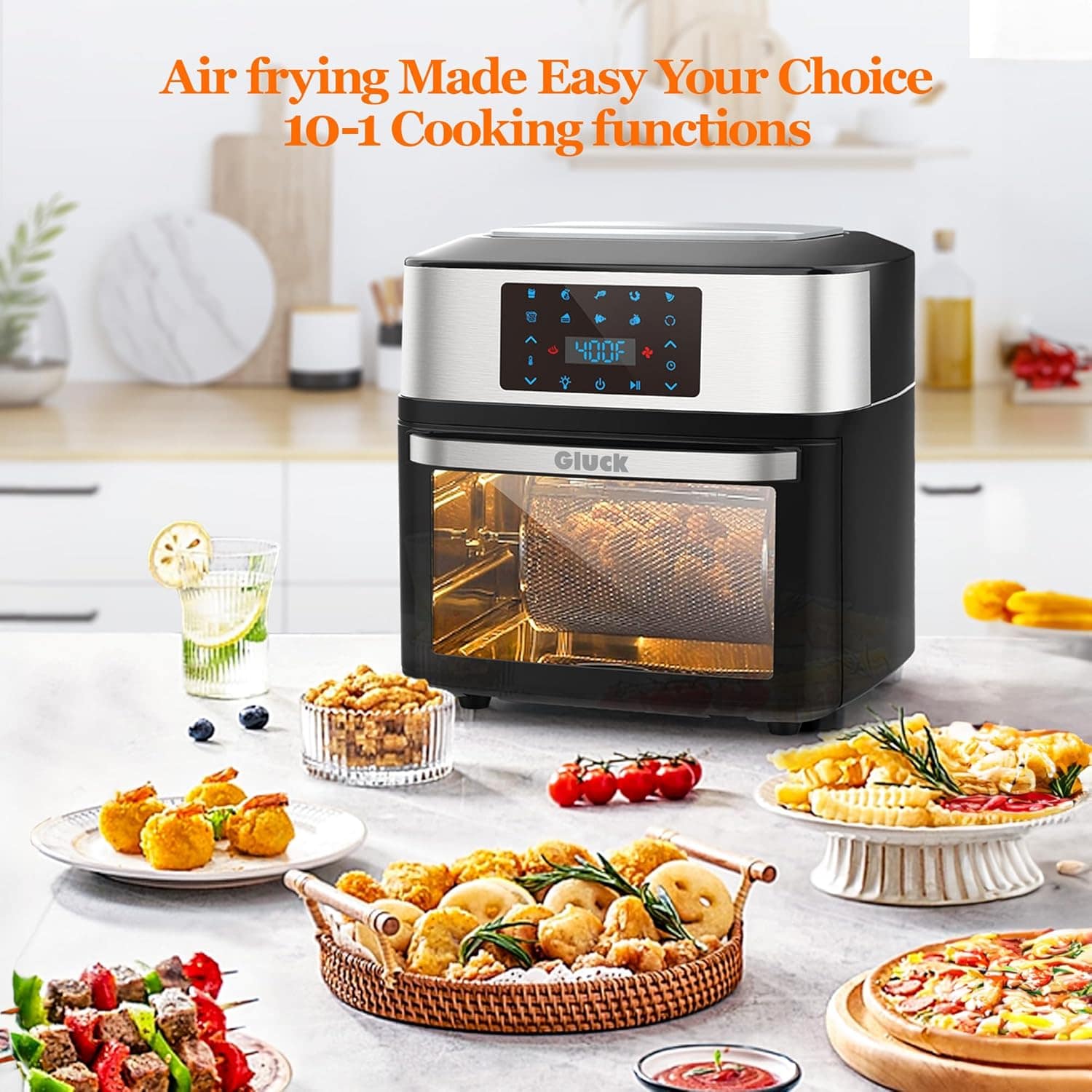 Air Fryer Forno Grande 20 QT, Combo Airfryer 10 em 1 com jan... | É bom mesmo? Descubra antes de comprar - Image 7
