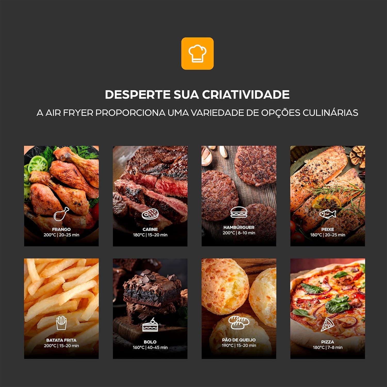 WAP Fritadeira Elétrica Air Fryer GRAND WAFG2S 5,2L Temperat... | É bom mesmo? Descubra antes de comprar - Image 9